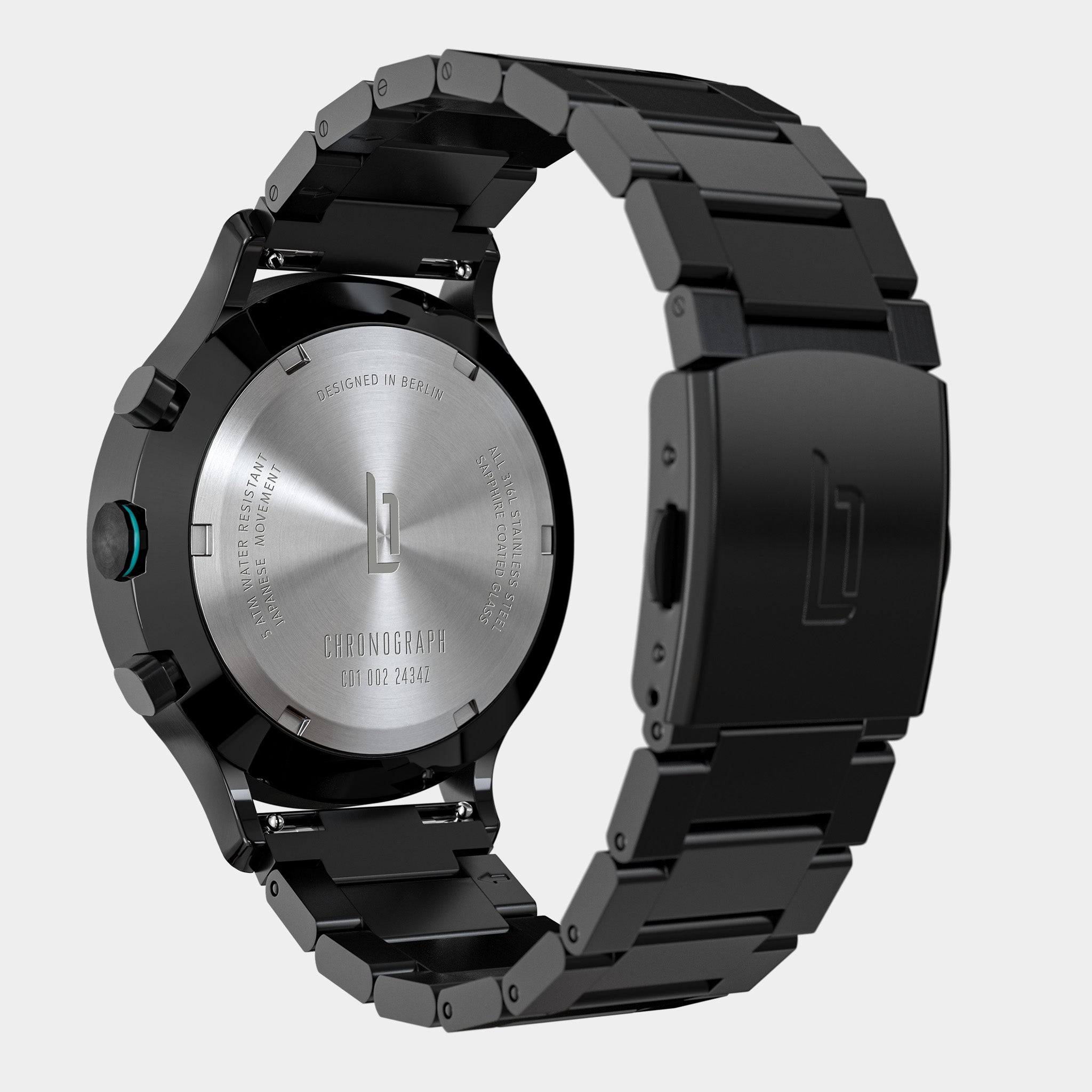 lilienthal-berlin-chronograph-lp-black-cyan-chronograph image 8