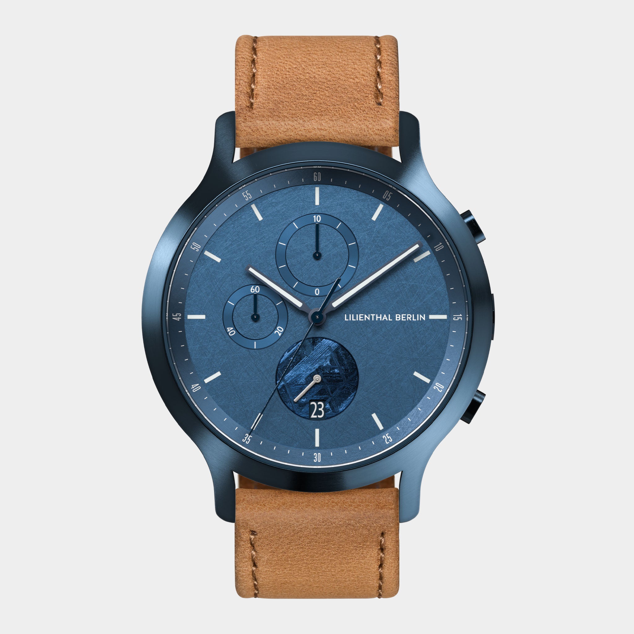lilienthal-berlin-chronograph-meteorite-stellar-blue-chronograph-mit-meteorit image 1