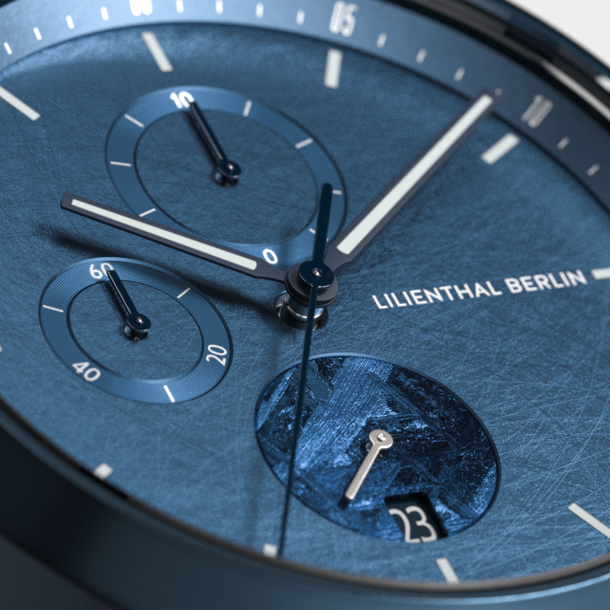 lilienthal-berlin-chronograph-meteorite-stellar-blue-chronograph-mit-meteorit image 4