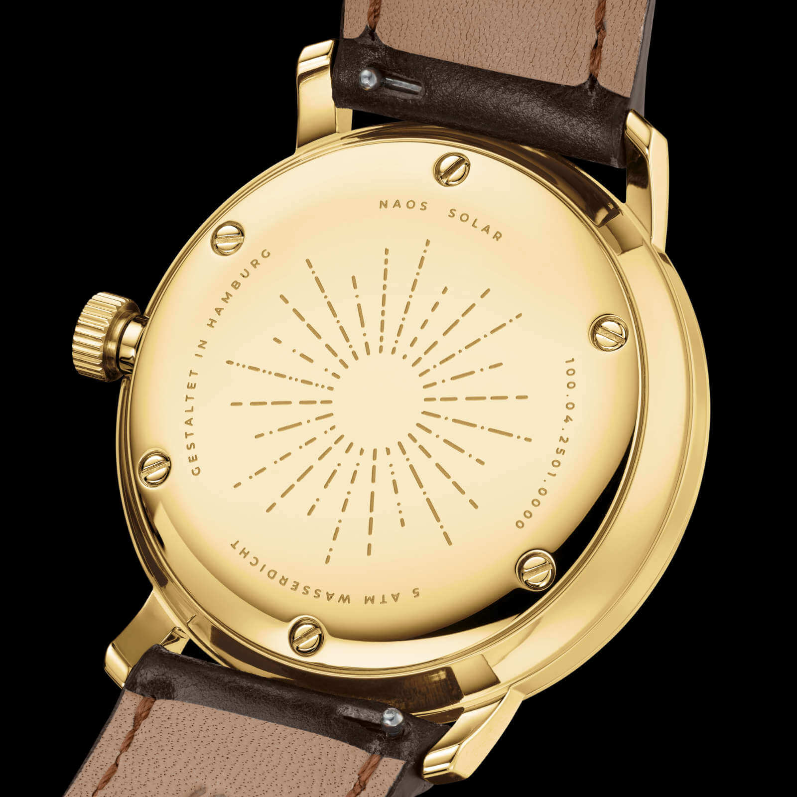 sternglas-naos-solar-herrenuhr-38mm-dunkelgr-n-leder image 7