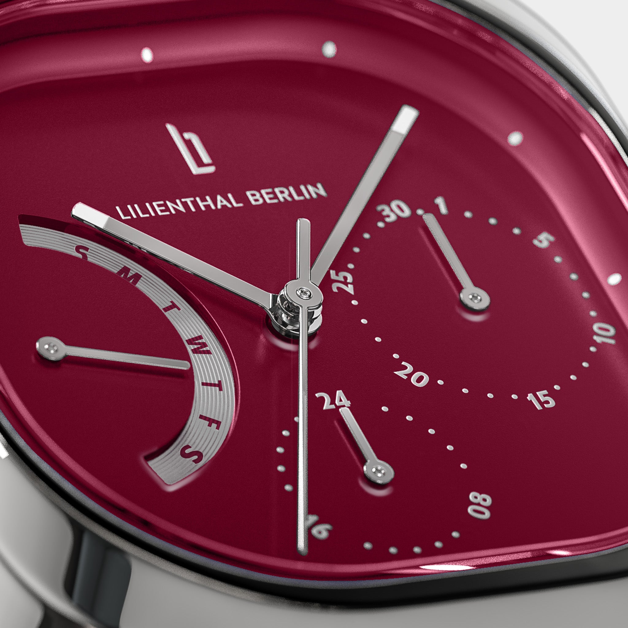 lilienthal-berlin-multimatica-uhr-silver-bordeaux-2 image 4