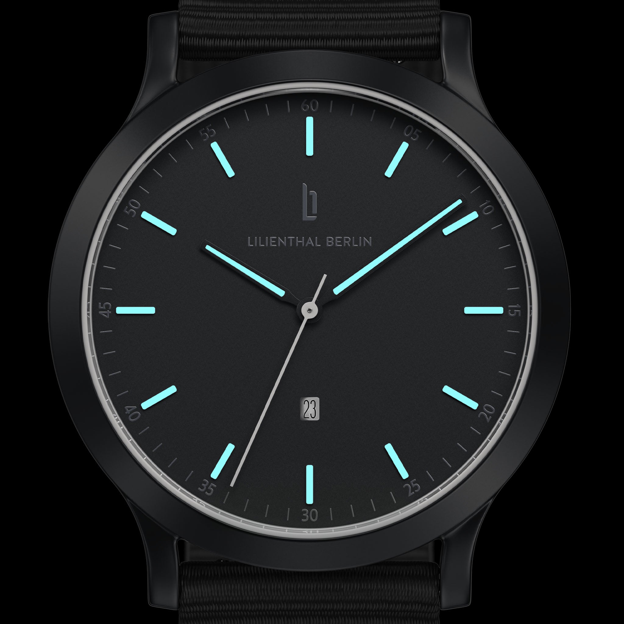 lilienthal-berlin-huxley-herrenuhr-black-white-5-atm image 7