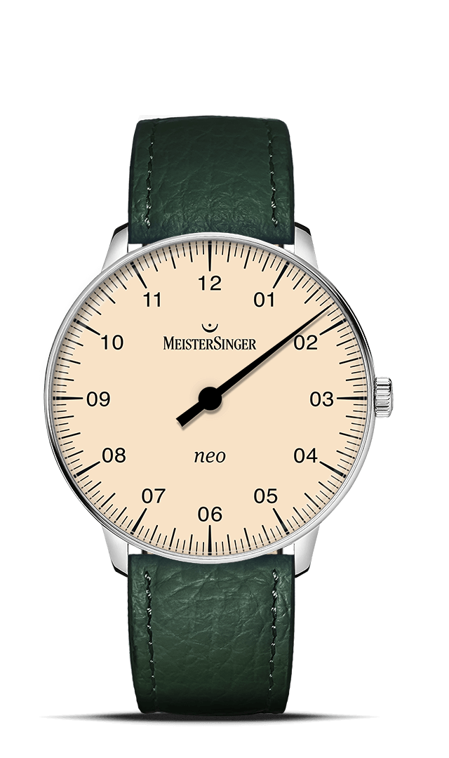 meistersinger-neo-einzeiger-armbanduhr-elfenbein image 1