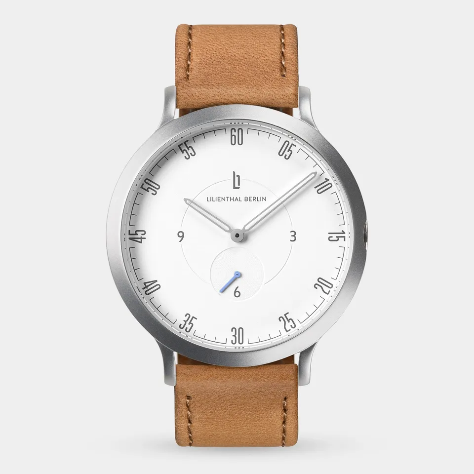 lilienthal-berlin-lilienthal-1-silver-white-armbanduhr-42-5-mm image 1