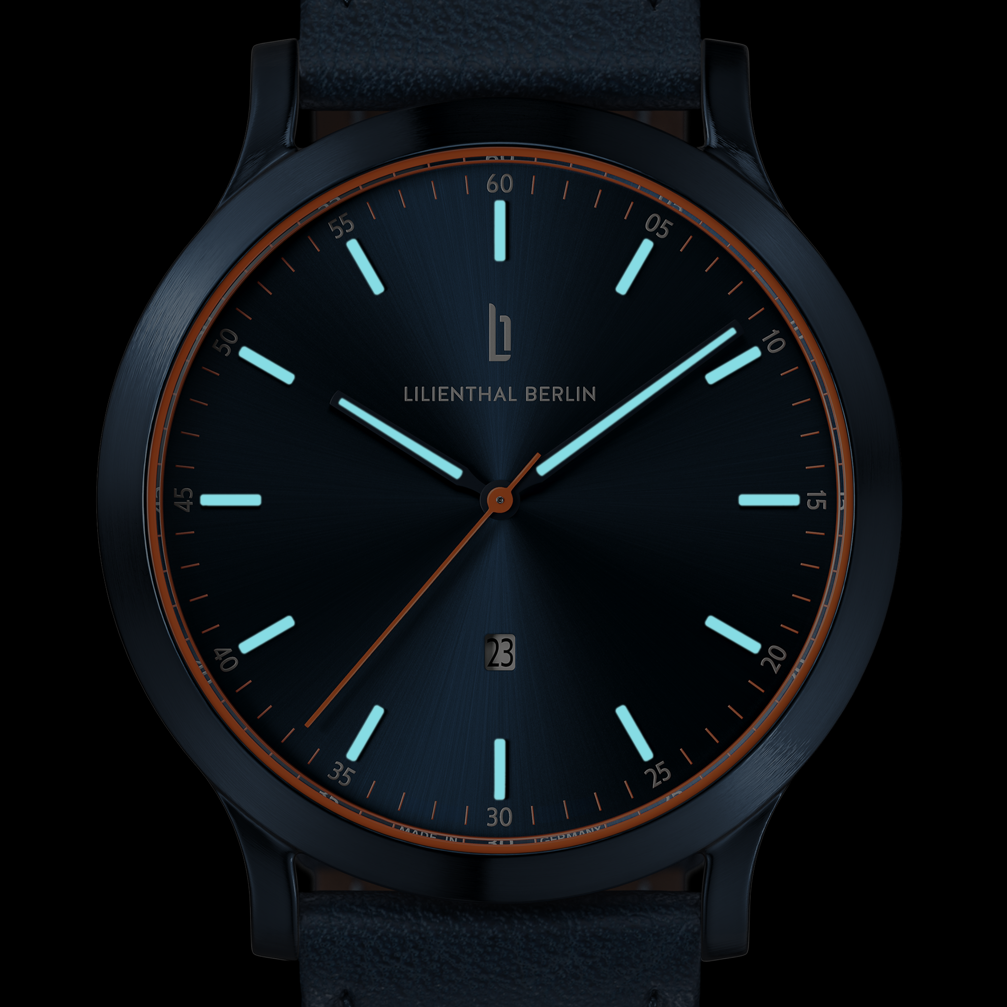 lilienthal-berlin-huxley-armbanduhr-blue-orange-40-mm image 7