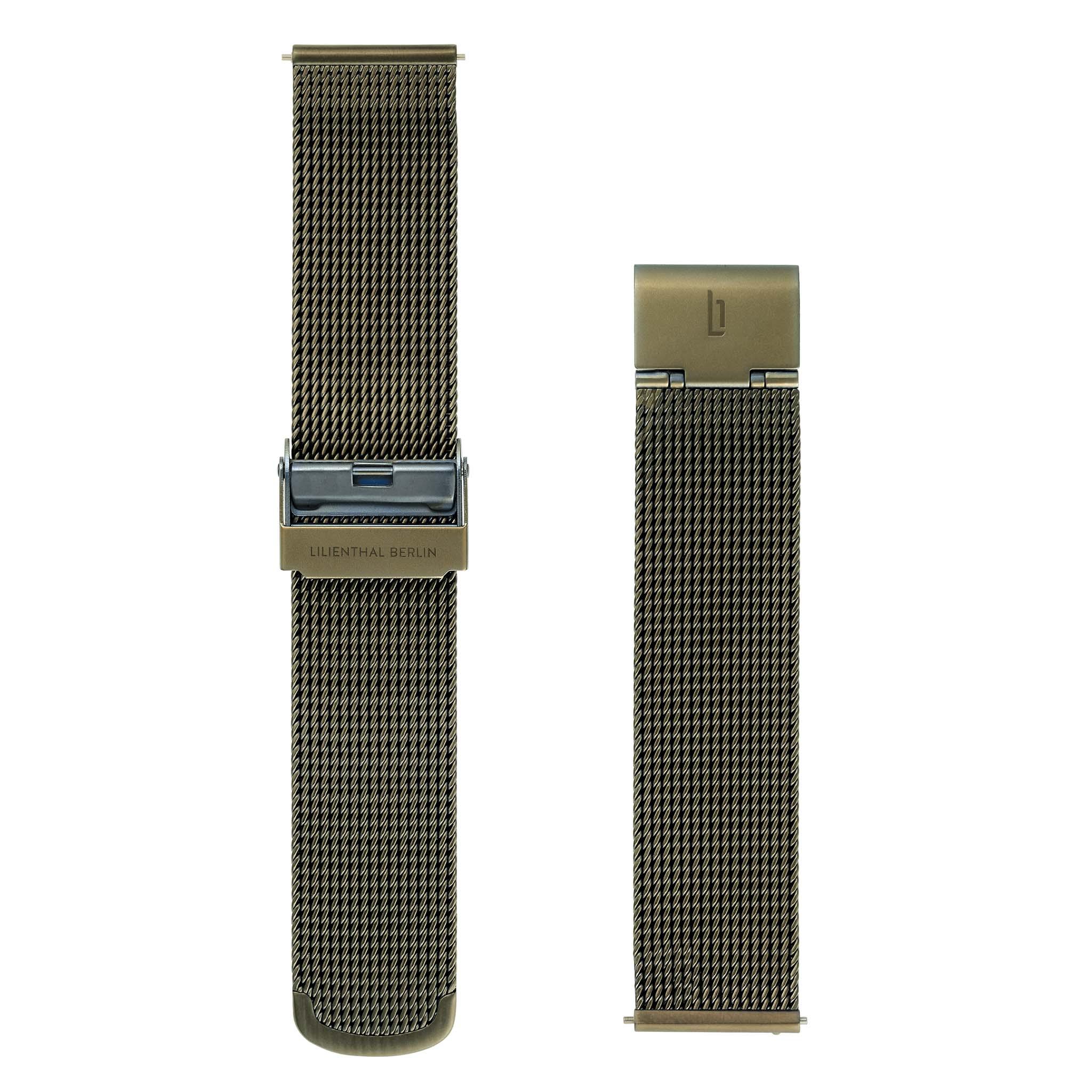 lilienthal-berlin-mesh-armband-wechselarmband-green-brushed image 3