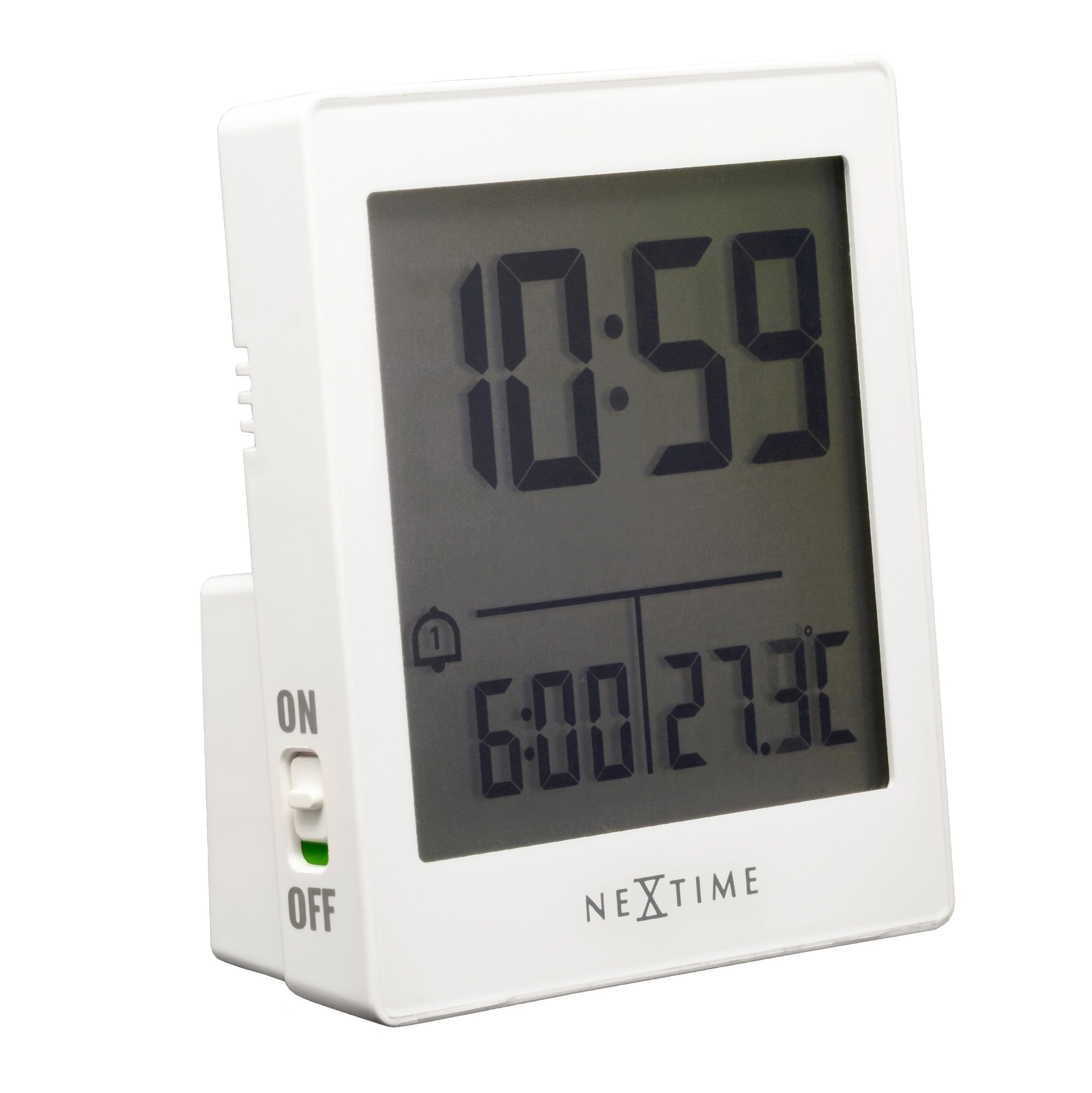 nextime-wake-up-digitaler-tischwecker-7-7x8-9x3cm-rcc-funk-temperatur-schwarz-we image 2