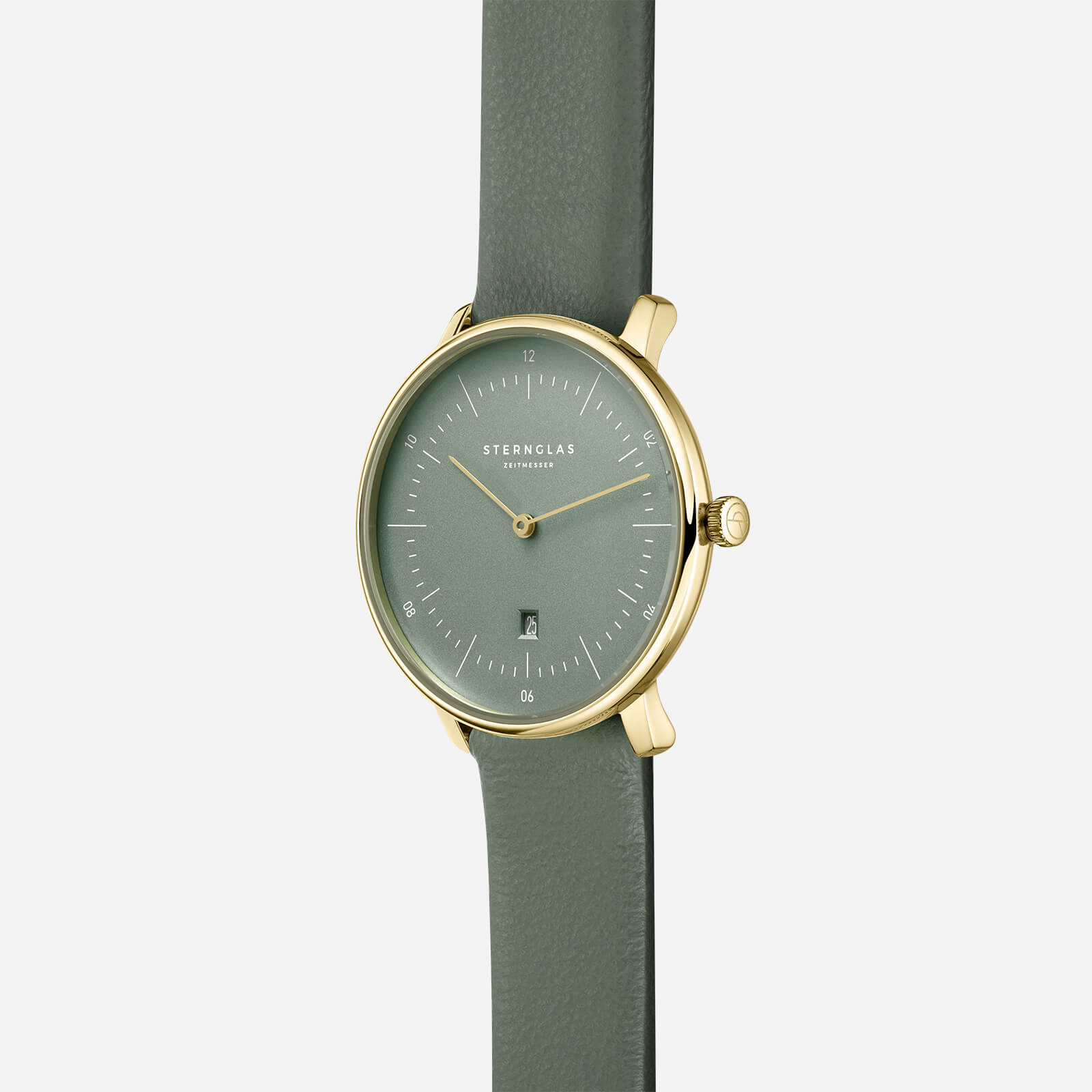 sternglas-naos-xs-edition-flora-damenuhr-33-mm-salbeigr-n-champagner-gold image 3