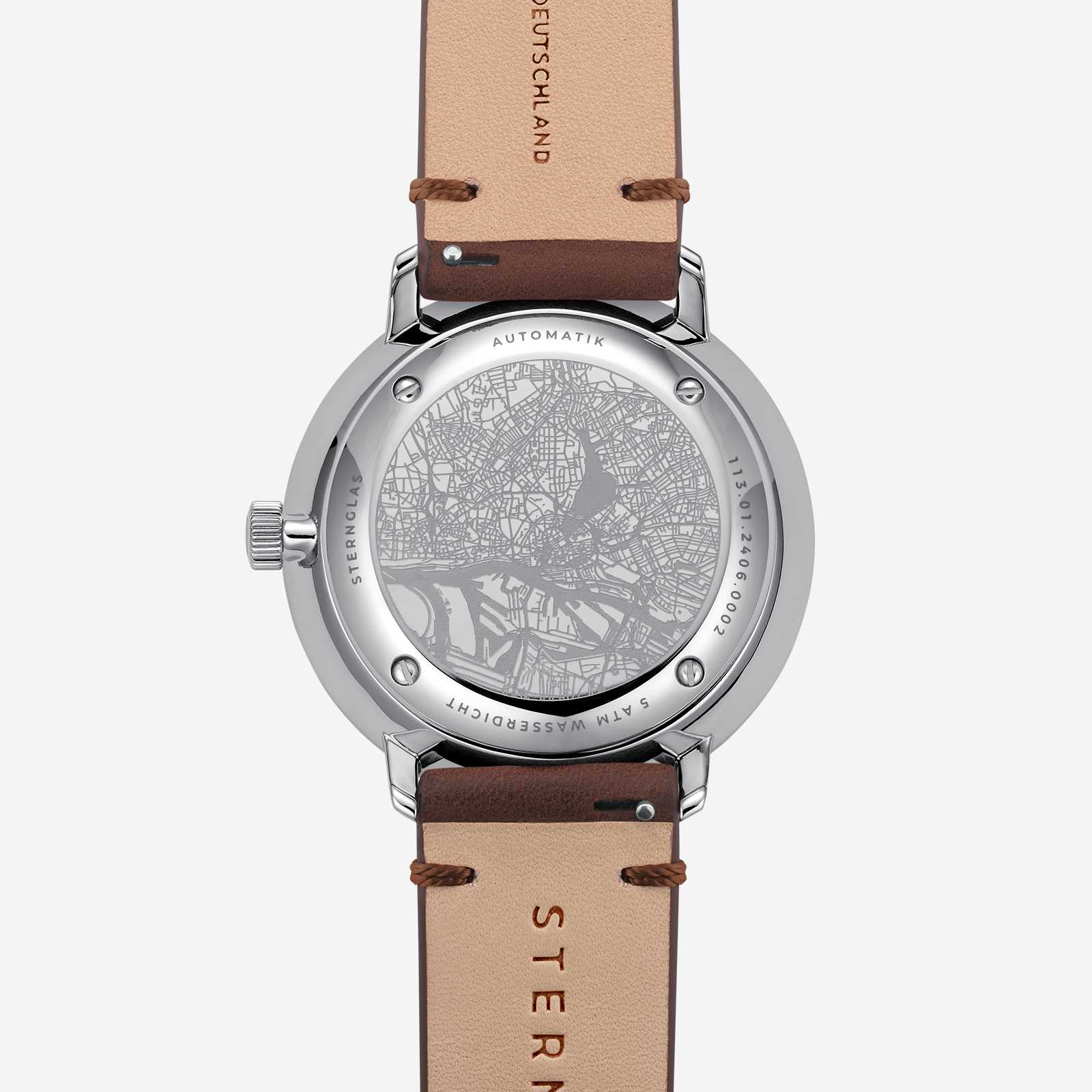 sternglas-hamburg-automatik-neugraphit-42-mm-leder image 6