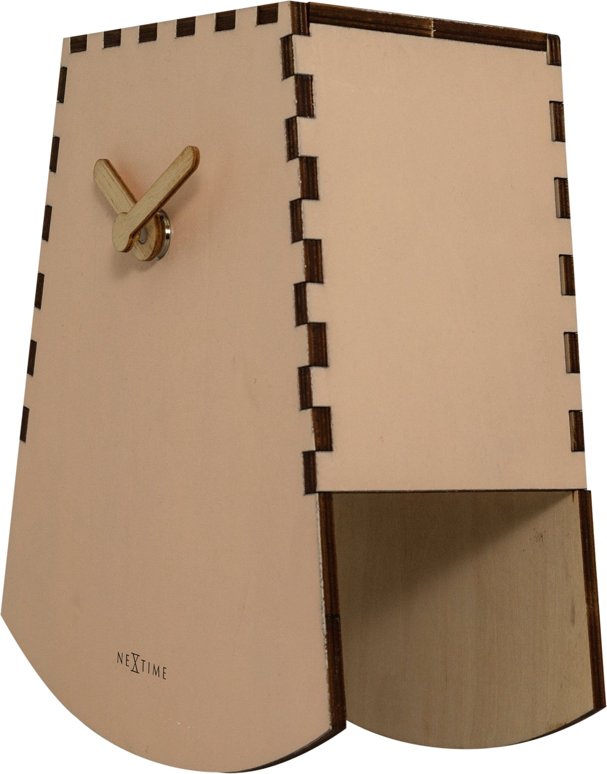 nextime-rocky-motion-tischuhr-20-cm-holz-lachs-t-rkis image 4