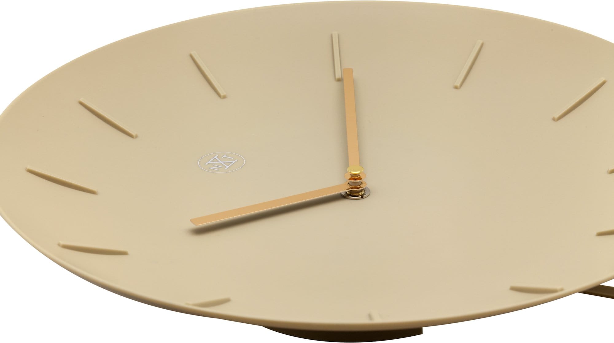 nextime-bowl-wanduhr-kunststoff-30-cm-pendel-gold-zeiger image 5