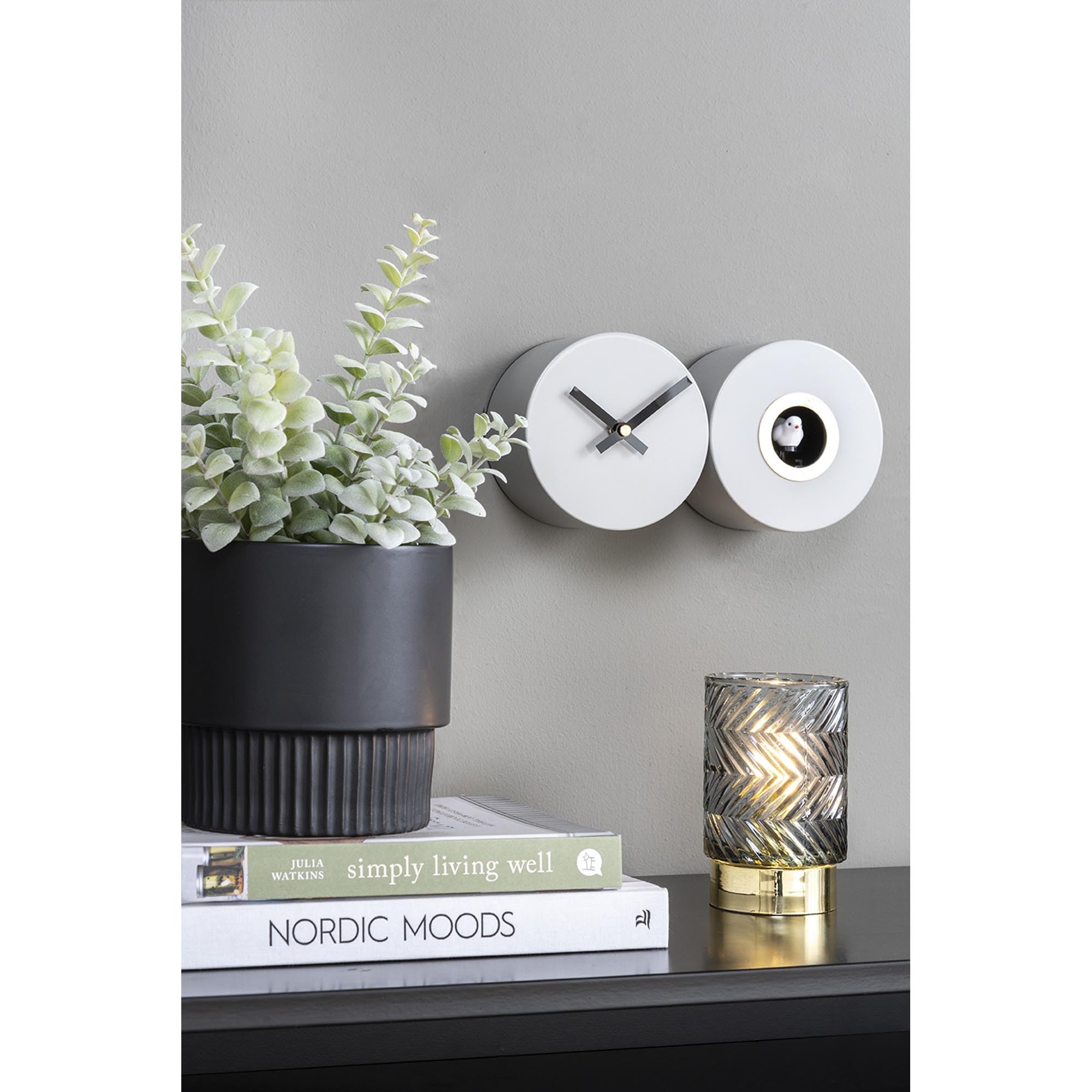 karlsson-duo-cuckoo-kuckucksuhr-dschungelgr-n-26-x-13-x-7-2-cm image 3