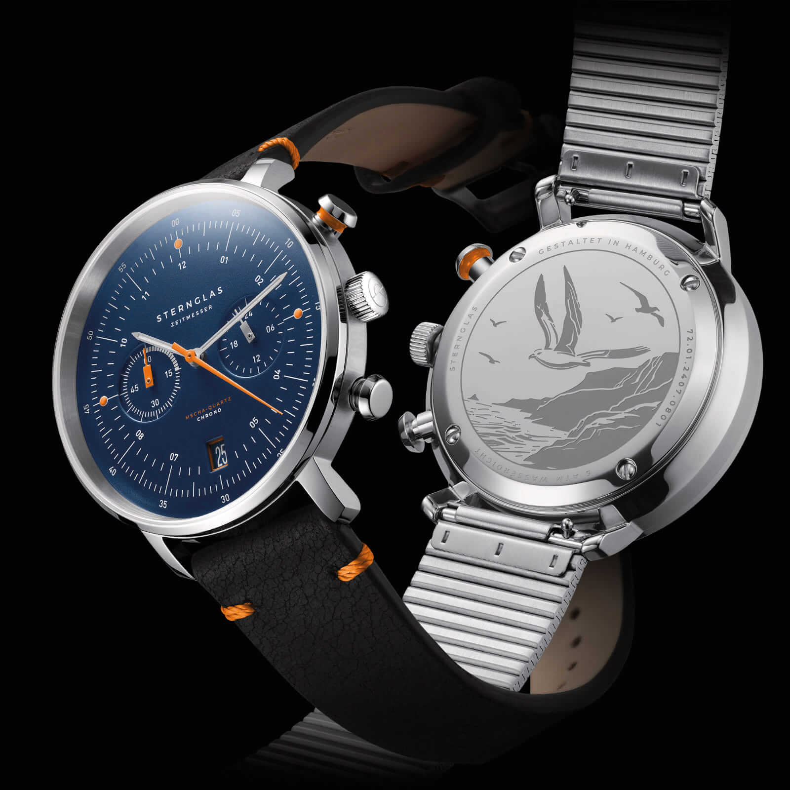 sternglas-hamburg-chrono-edition-k-ste-herrenuhr-blau-42-mm-leder image 2