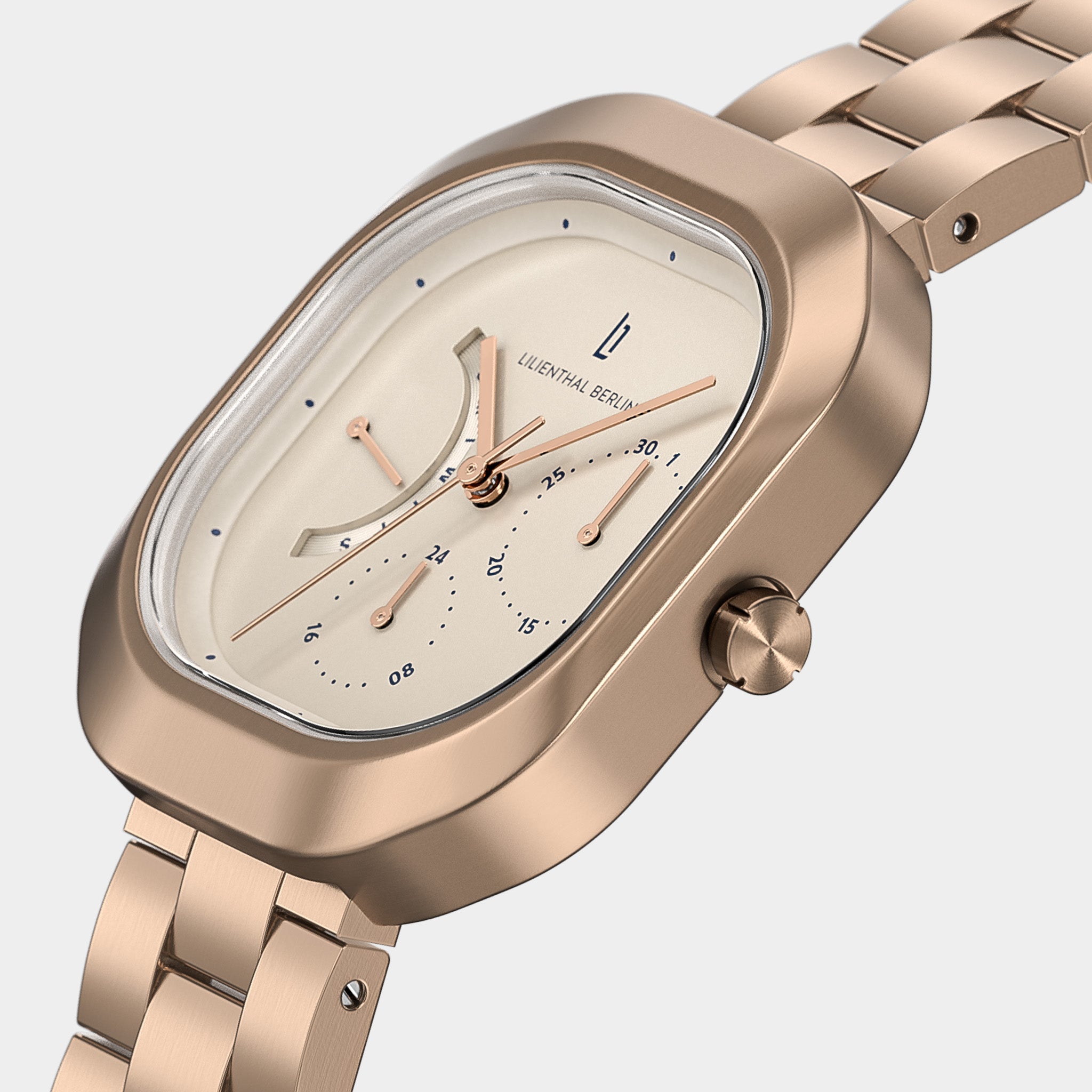 lilienthal-berlin-multimatica-bronze-almond-rechteckuhr-mit-day-date image 2