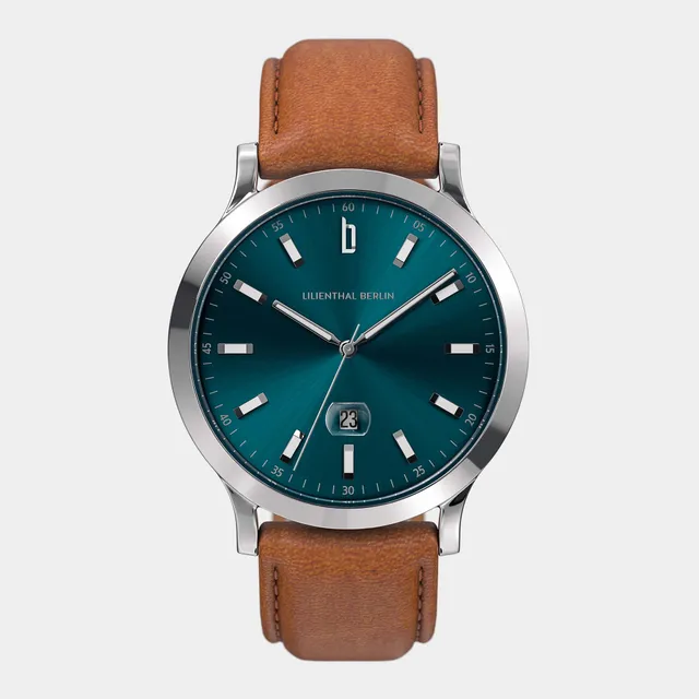 lilienthal-berlin-huxley-ii-armbanduhr-oceanic-teal-40-mm image 1