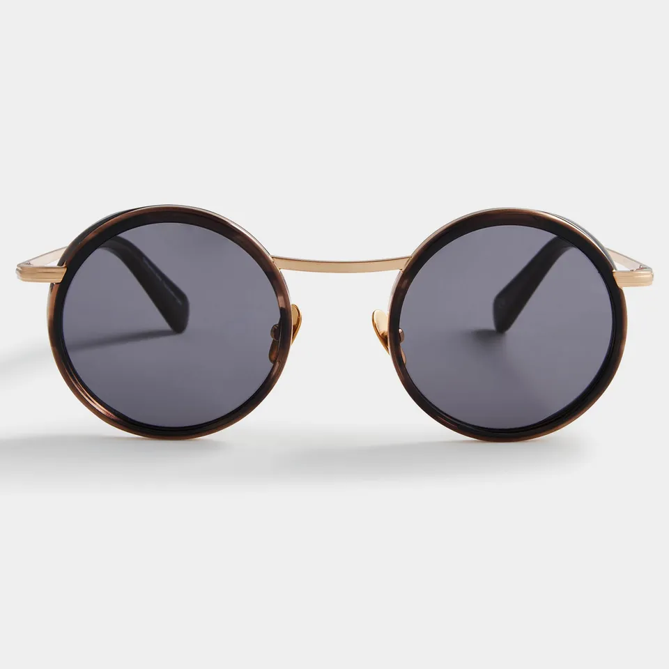lilienthal-berlin-chillwave-sonnenbrille-brushed-gold-charcoal-gray image 1