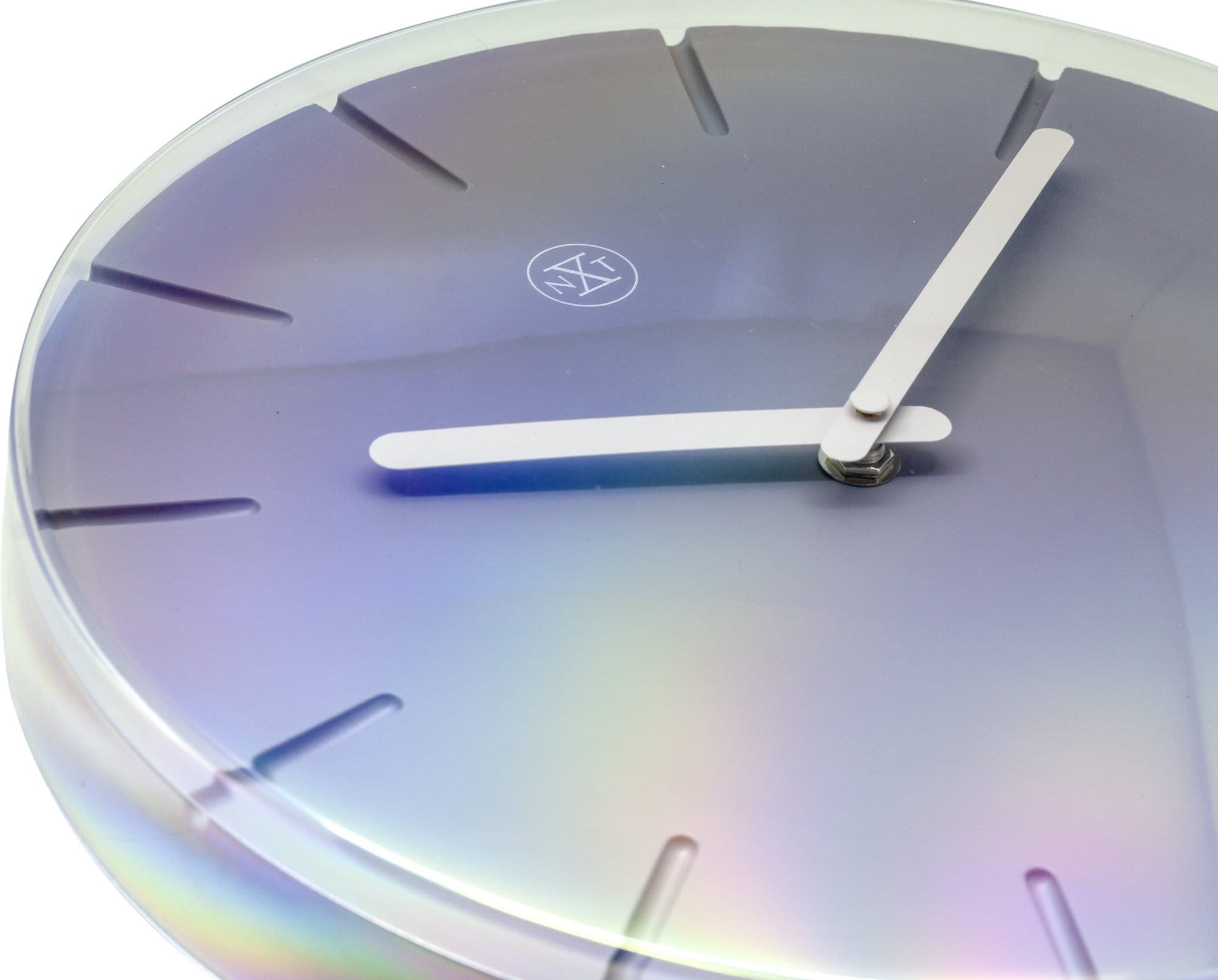 nextime-sweet-wanduhr-29-5-cm-kunststoff-grau-lachs image 4