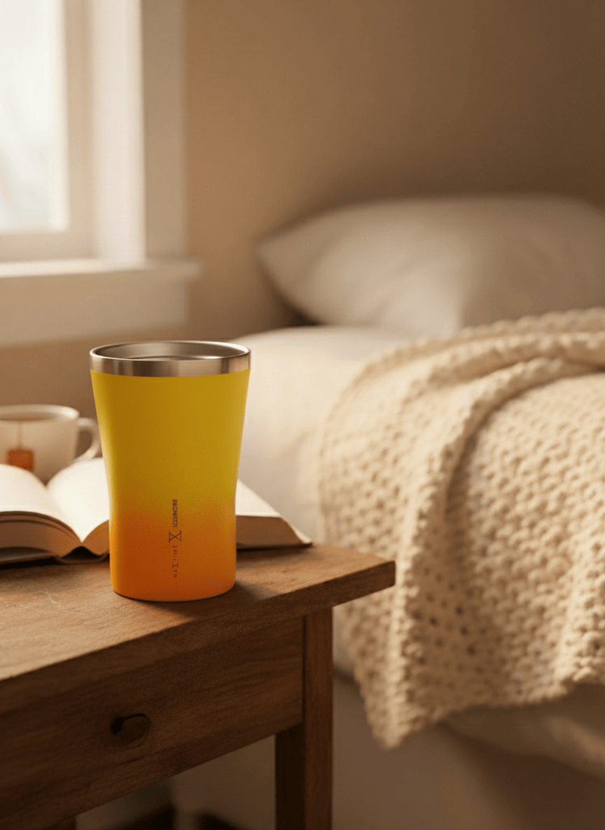 nextime-urban-tumbler-thermobecher-473-ml-tulip-yellow-edelstahl image 5