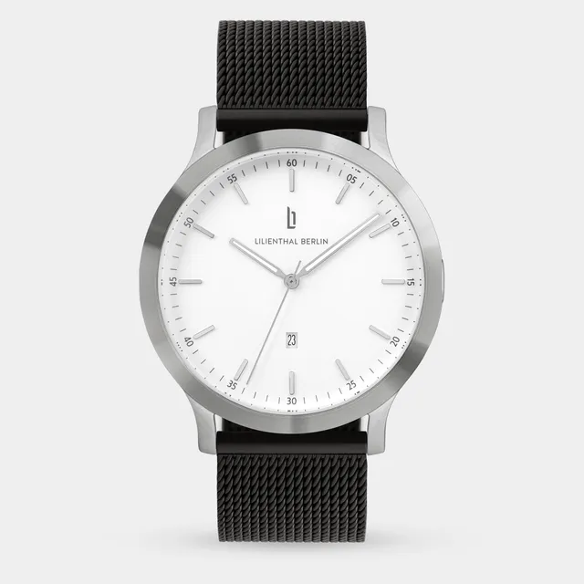 lilienthal-berlin-huxley-silver-white-armbanduhr-40-mm-2 image 1