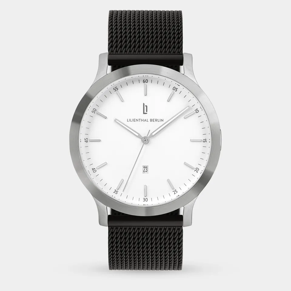 lilienthal-berlin-huxley-silver-white-armbanduhr-40-mm-2 image 1