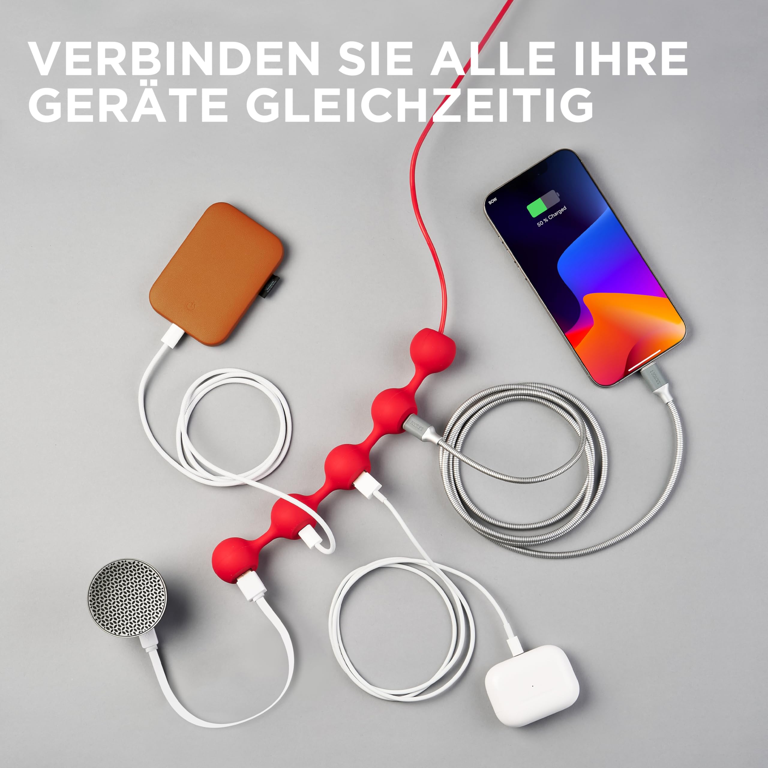 lexon-peas-hub-4-in-1-usb-c-adapter-schwarz image 2