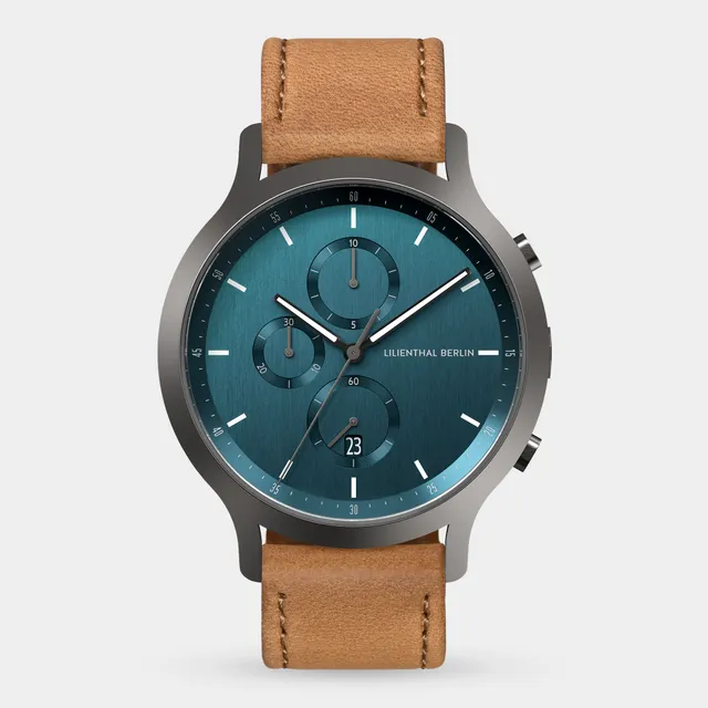 lilienthal-berlin-chronograph-myth-herrenuhr-petrol image 1