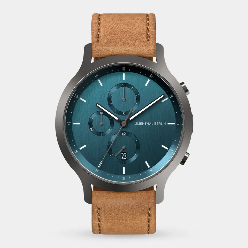 lilienthal-berlin-chronograph-myth-herrenuhr-petrol image 1