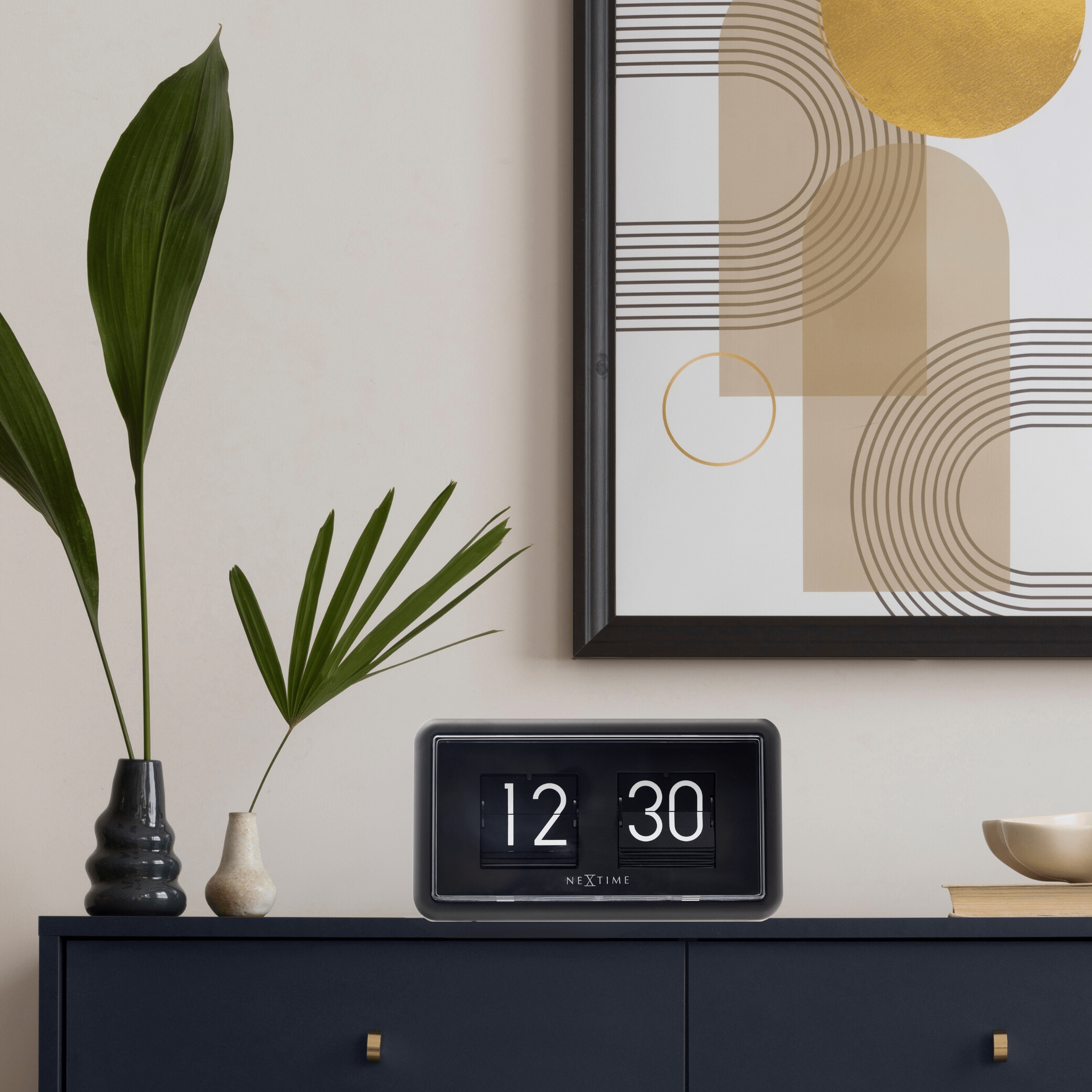 nextime-flip-clock-tisch-oder-wanduhr-18x10x7-cm-retro-design image 7