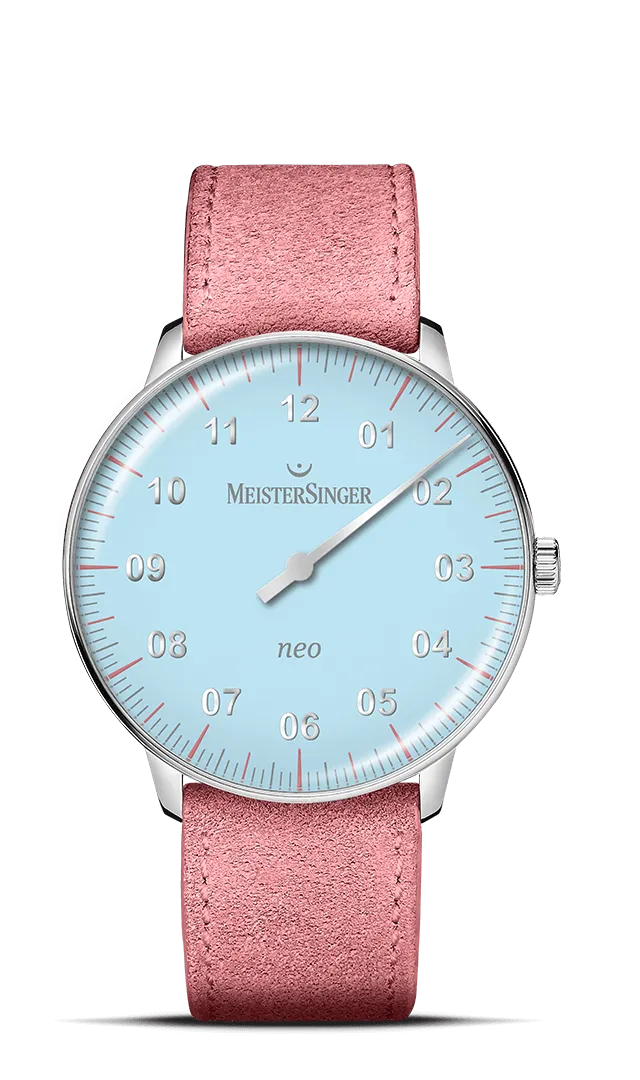 meistersinger-neo-special-einzeiger-armbanduhr-hellblau image 1