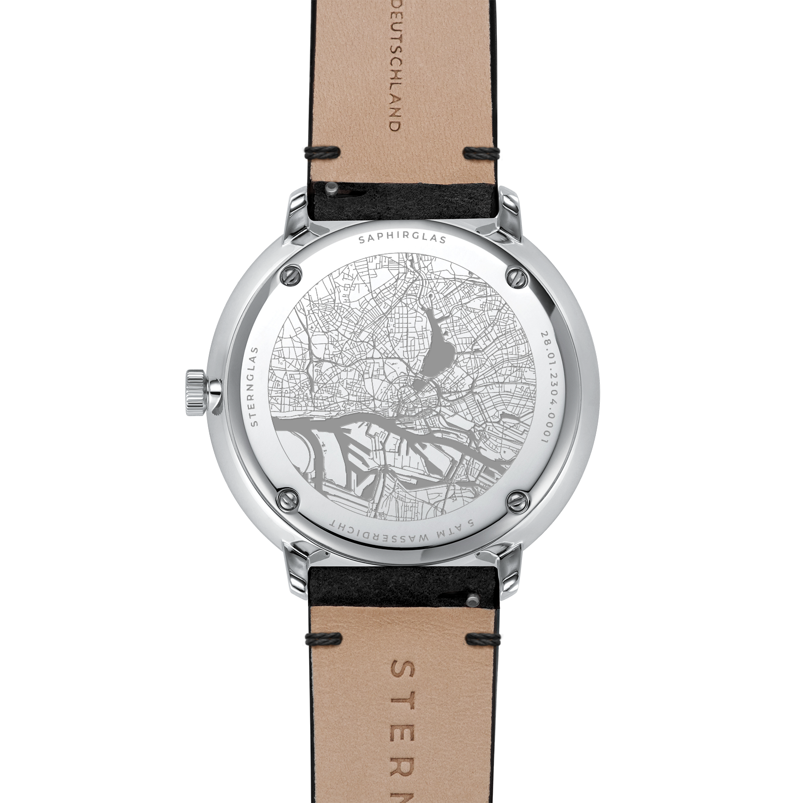 sternglas-hamburg-graphit-armbanduhr-42-mm-quarz image 7