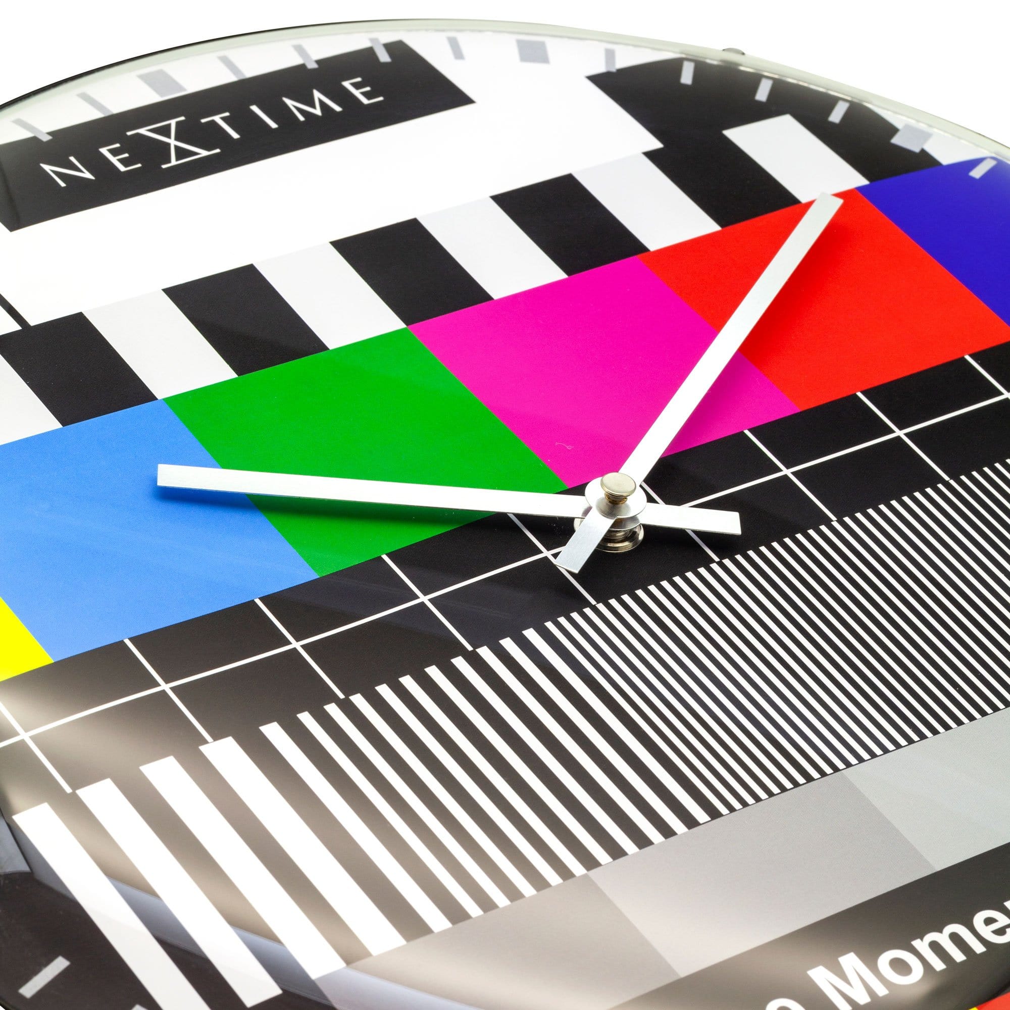 nextime-testpage-dome-wanduhr-analog-35-cm-glas-multicolor image 5