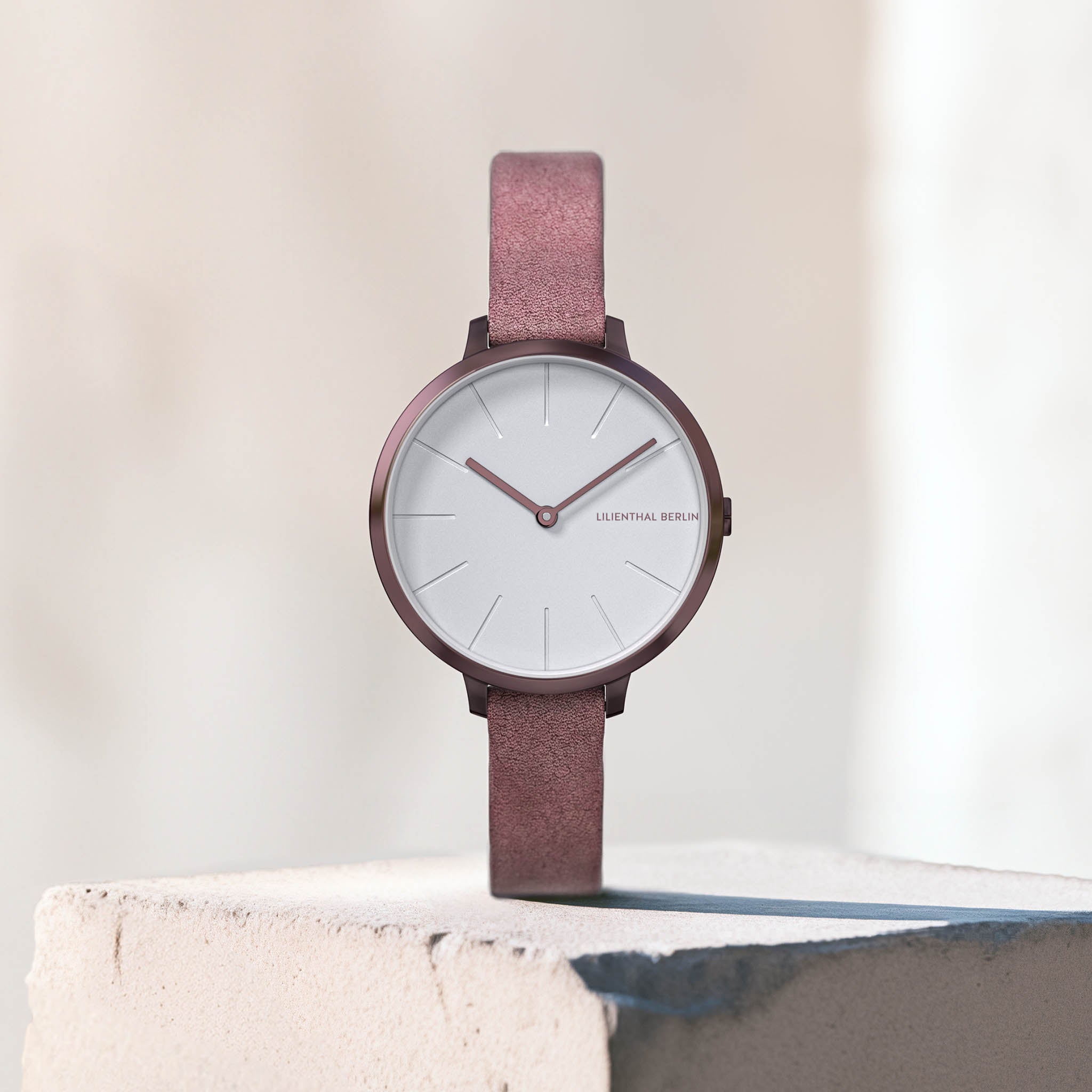 lilienthal-berlin-rosalux-burgundy-white-damen-armbanduhr-30-mm image 3