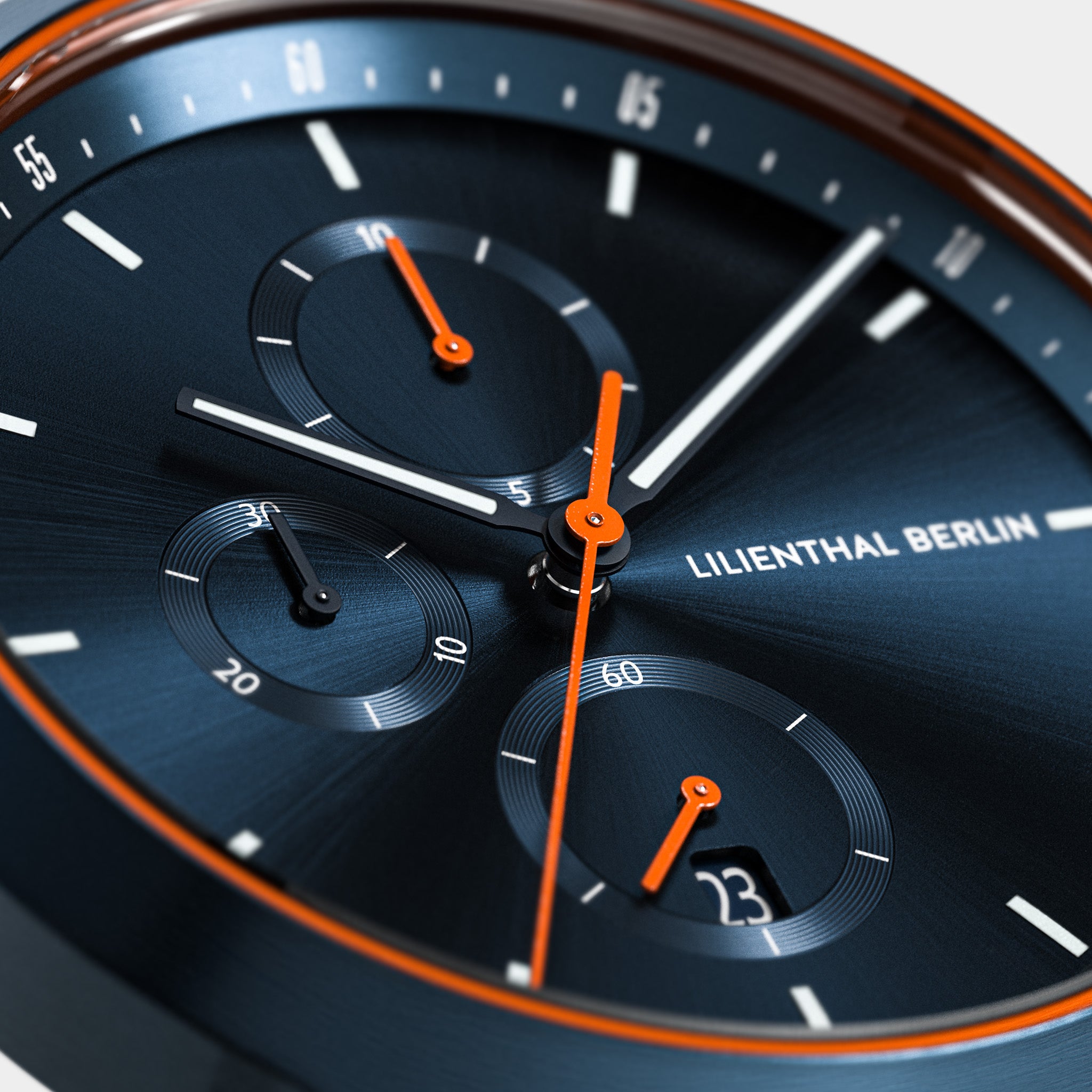 lilienthal-berlin-chronograph-armbanduhr-blue-orange image 7