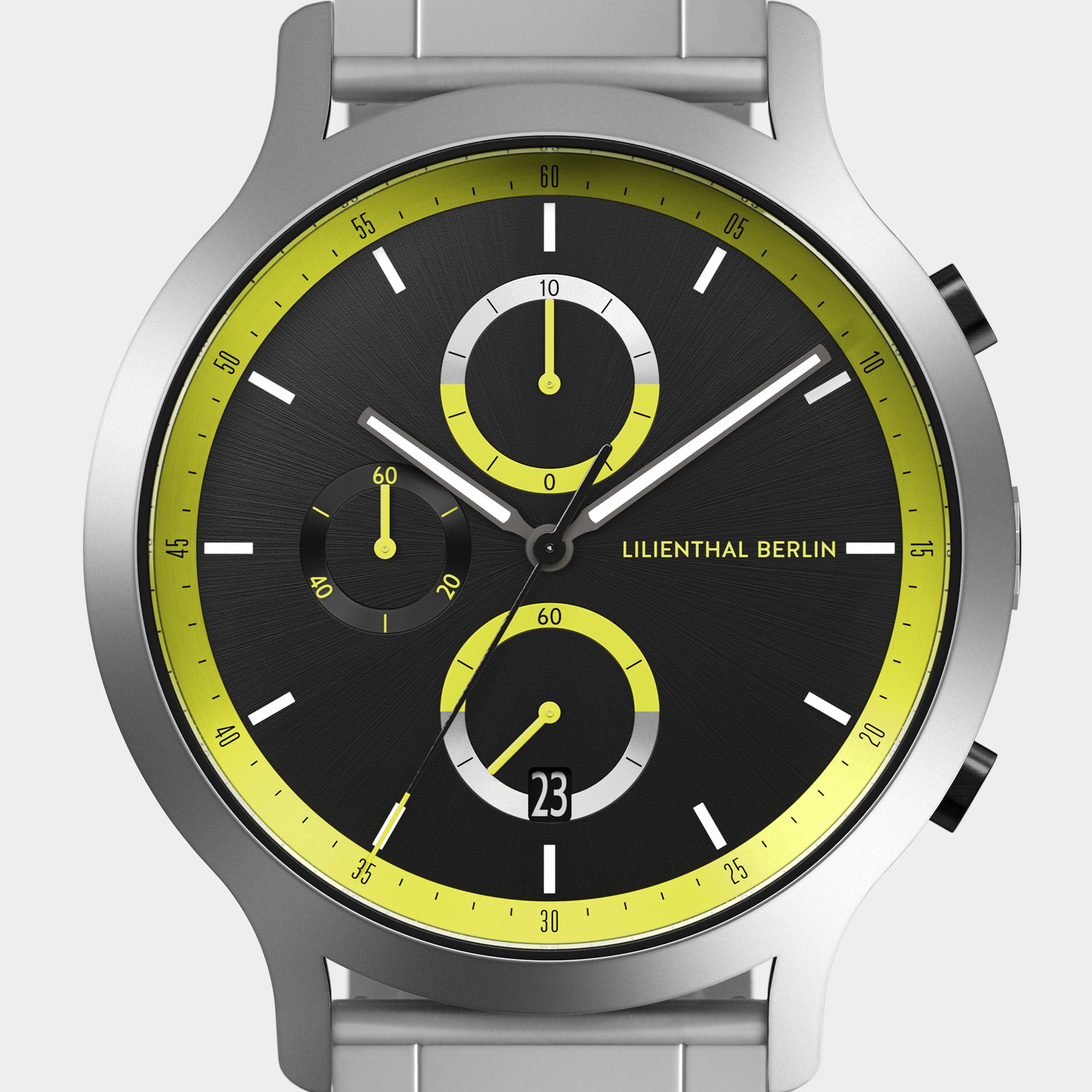 lilienthal-berlin-chronograph-remix-ii-grau-gr-n-superluminova-wechselarmband image 4