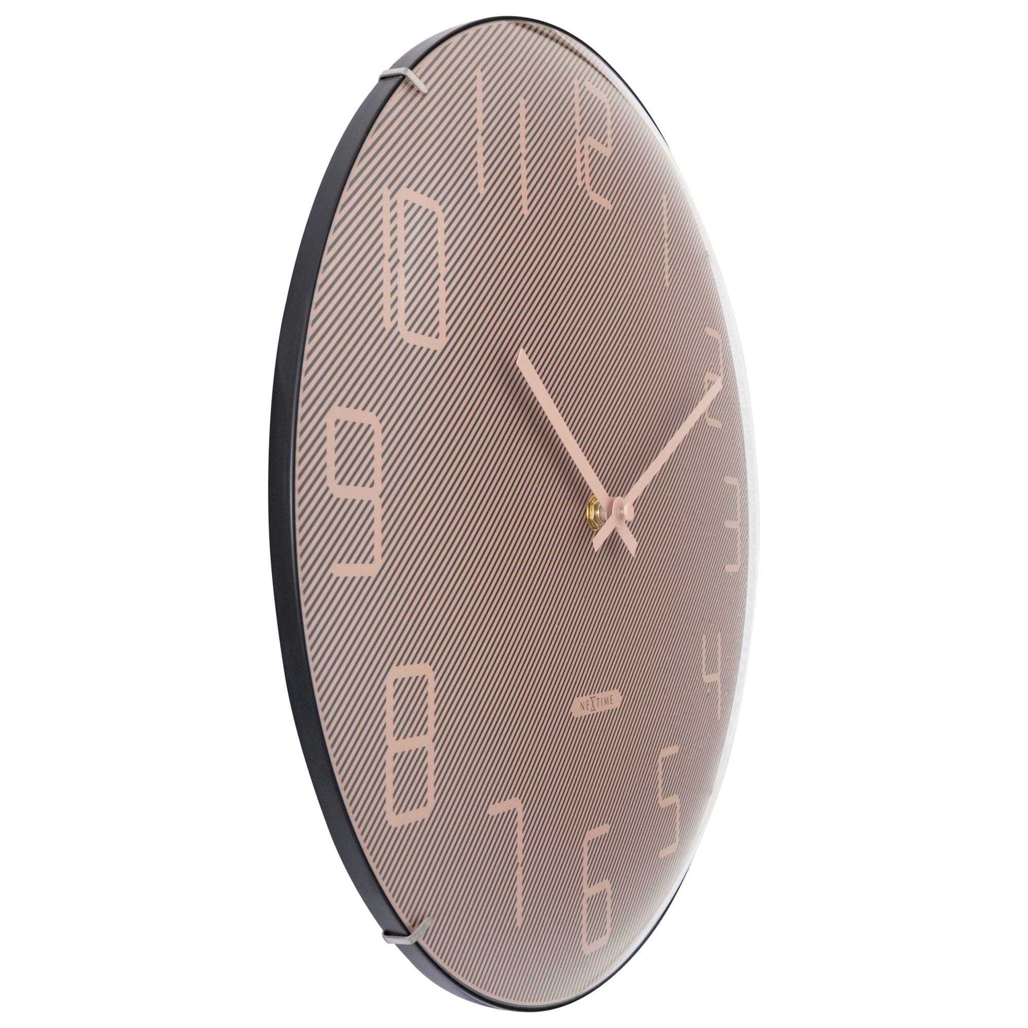 nextime-shade-wanduhr-35-cm-glas-mit-gew-lbter-linse-leise image 2