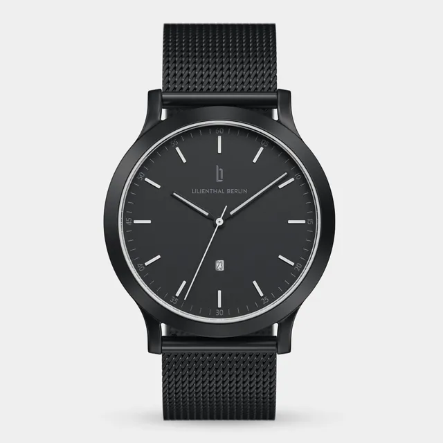 lilienthal-berlin-huxley-black-white-armbanduhr image 1