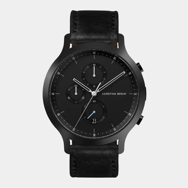 lilienthal-berlin-chronograph-all-black-chronograph image 1