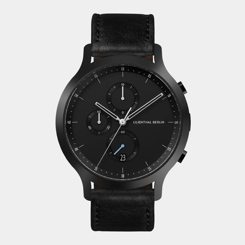 lilienthal-berlin-chronograph-all-black-chronograph image 1