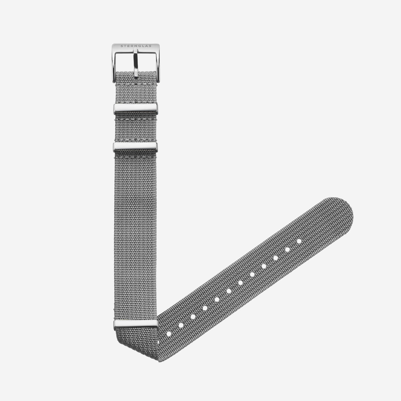 sternglas-field-20-nylon-armband-20mm-steingrau image 1