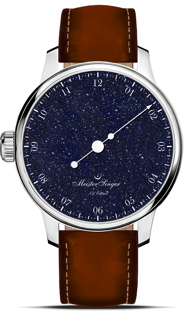 meistersinger-pangaea-nl-edition-aventurine-einzeiger-armbanduhr image 1