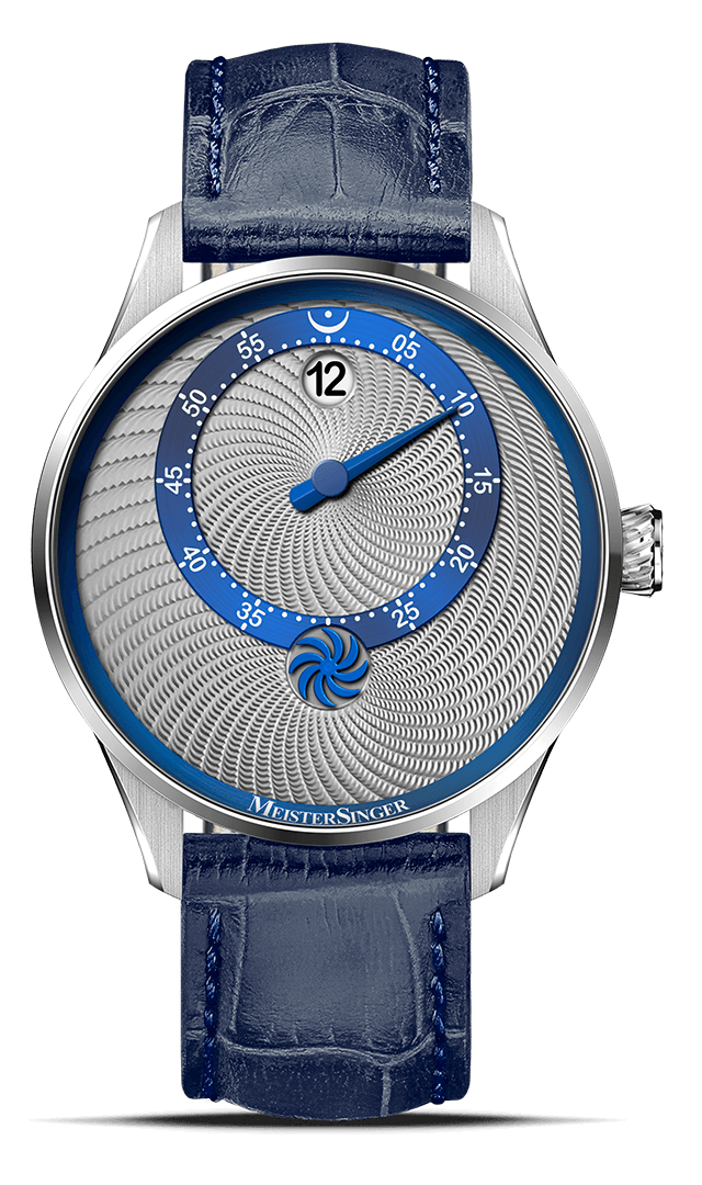 meistersinger-panthero-jumping-hour-guilloch-einzeigeruhr image 1