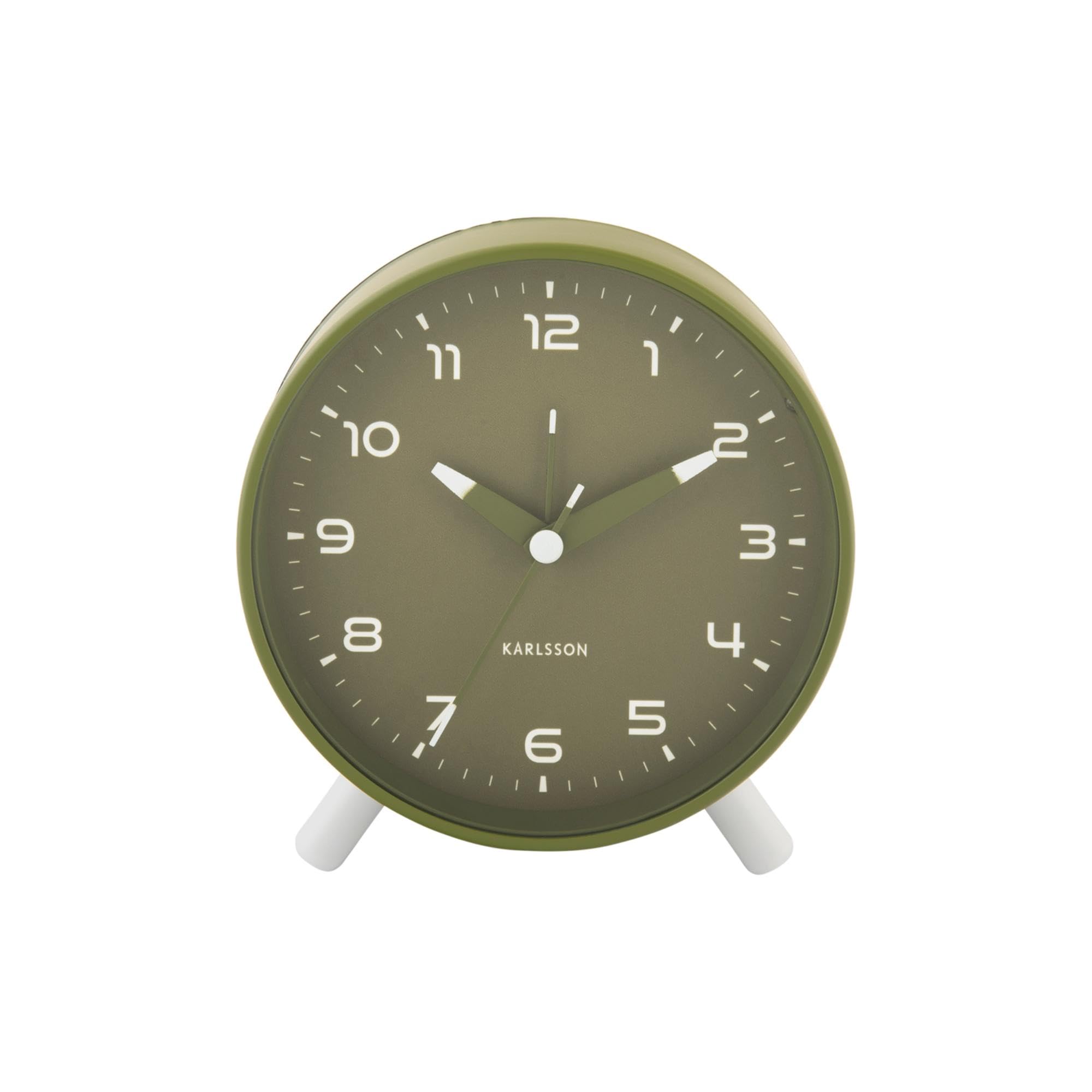 karlsson-orgullo-wecker-lofty-armeegr-n-11-x-11-x-12-cm image 1