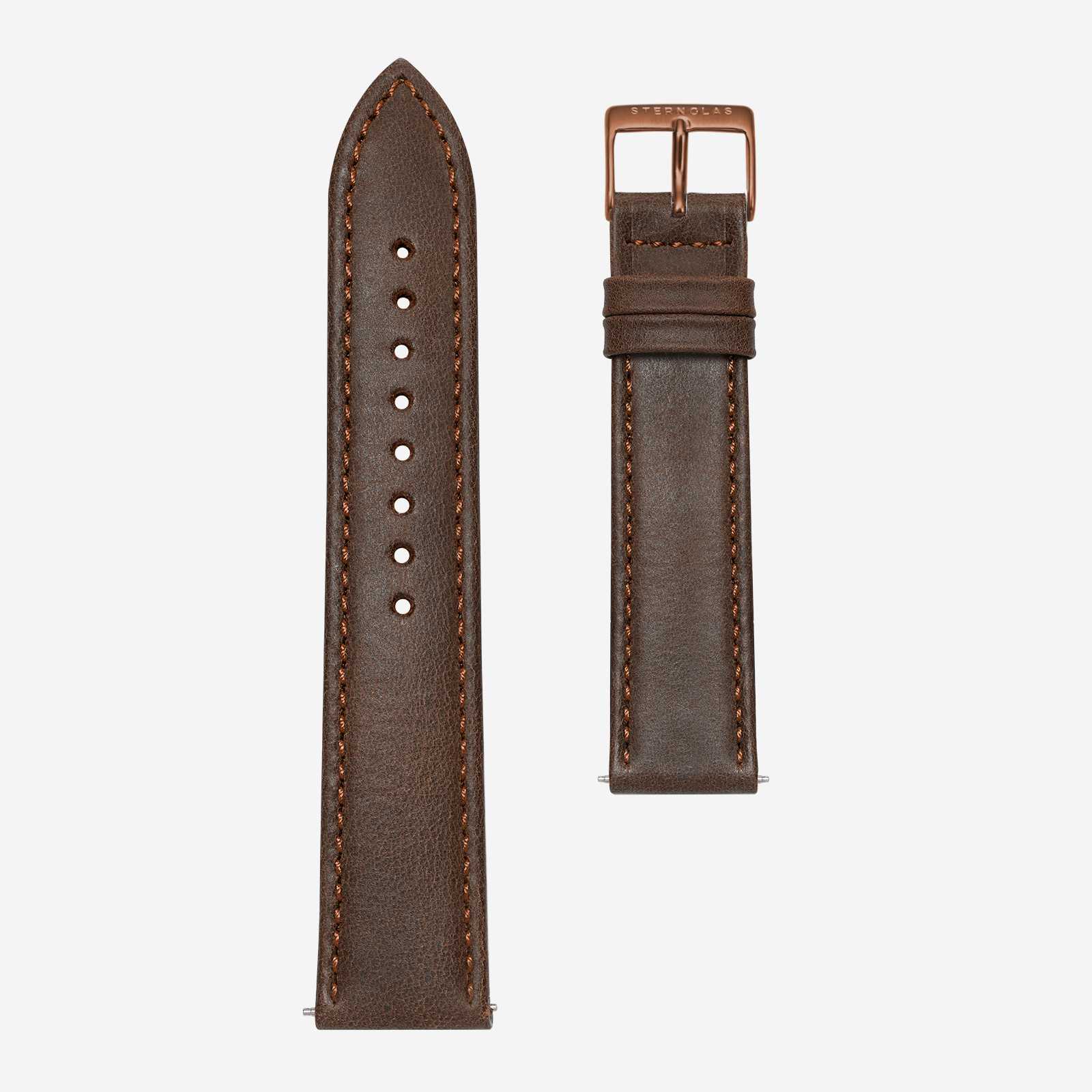 sternglas-modena-lederarmband-20-mm-dunkelbraun-silber image 5