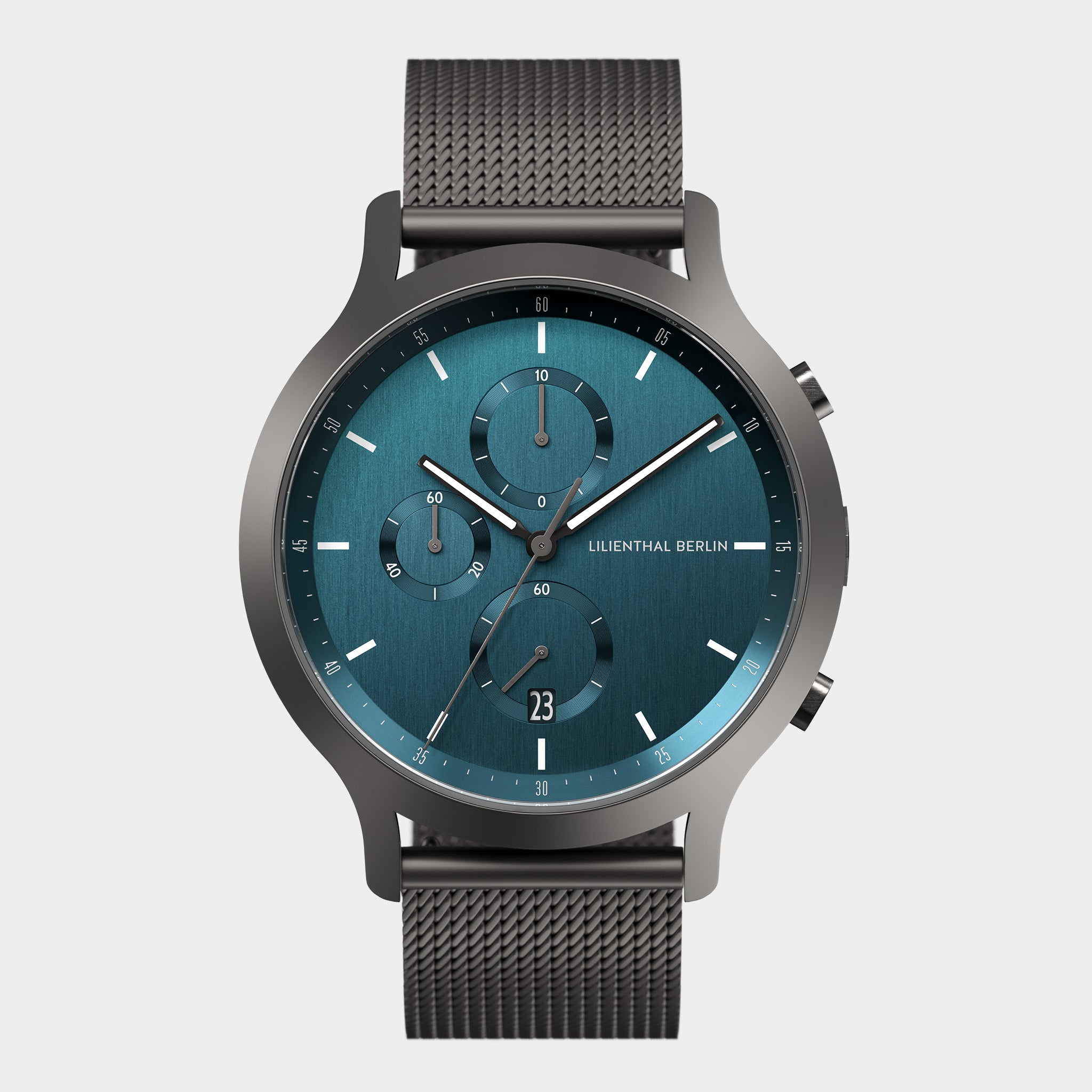 lilienthal-berlin-chronograph-myth-petrol-matt image 1