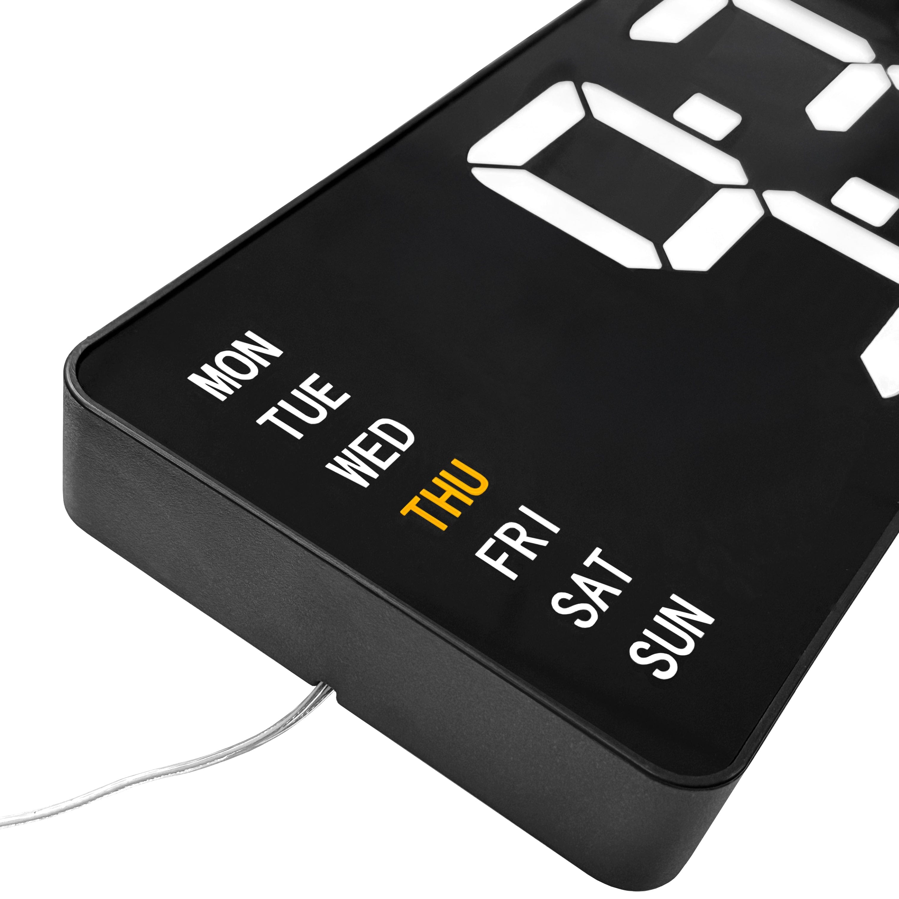 nextime-super-digi-digital-wanduhr-wecker-38-8-cm-schwarz-abs image 5