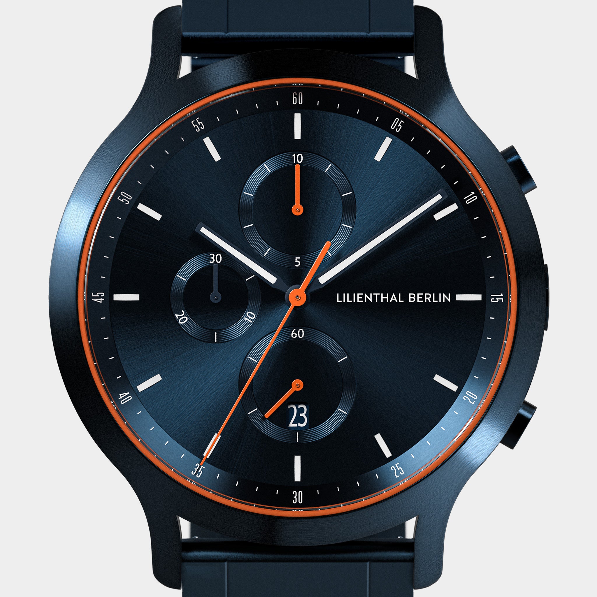 lilienthal-berlin-chronograph-blue-orange-midnight-blue image 7