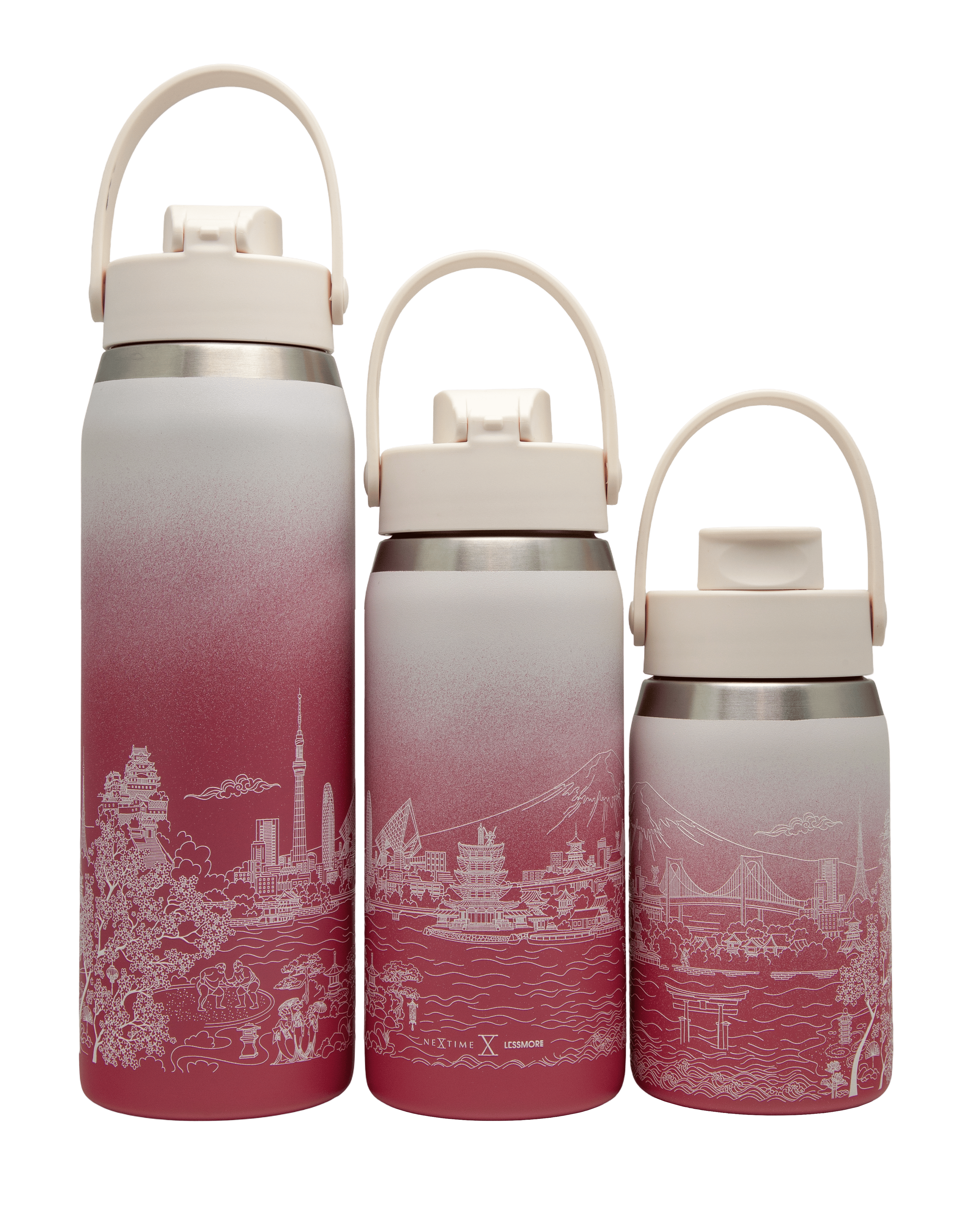 nextime-skyline-bottle-thermosflasche-355-473-710ml-japan-cherry-blossom image 4