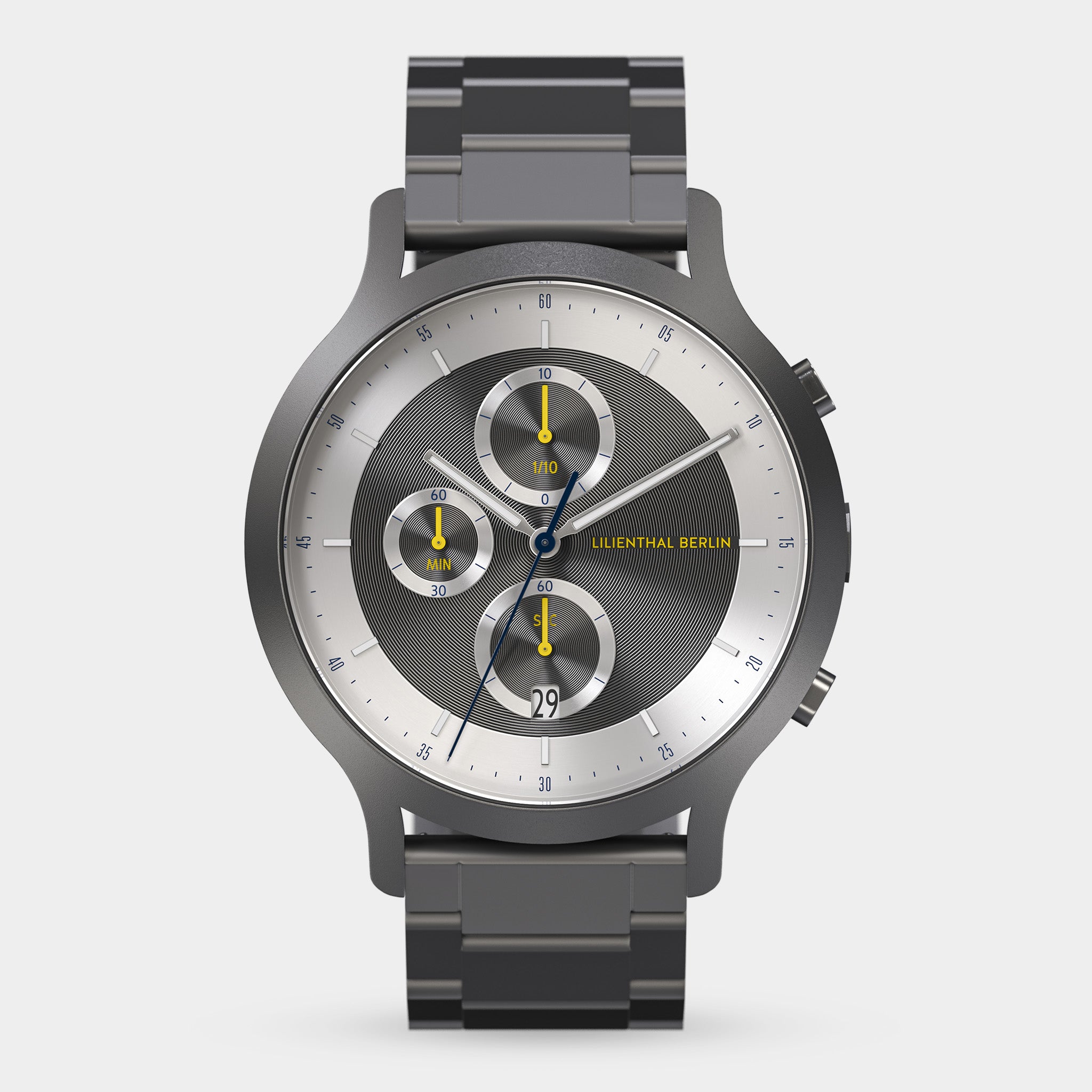lilienthal-berlin-chronograph-lp-dark-silver-white image 1