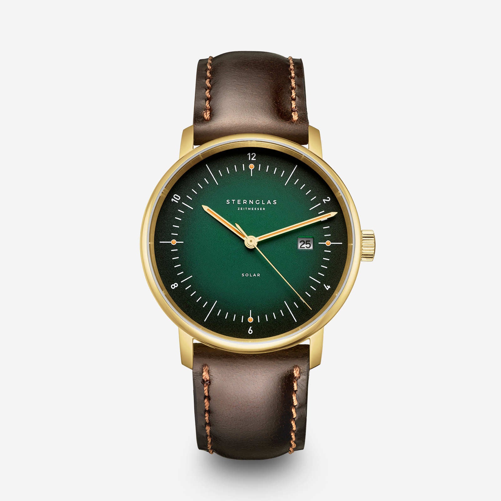 sternglas-naos-solar-herrenuhr-38mm-dunkelgr-n-leder image 1