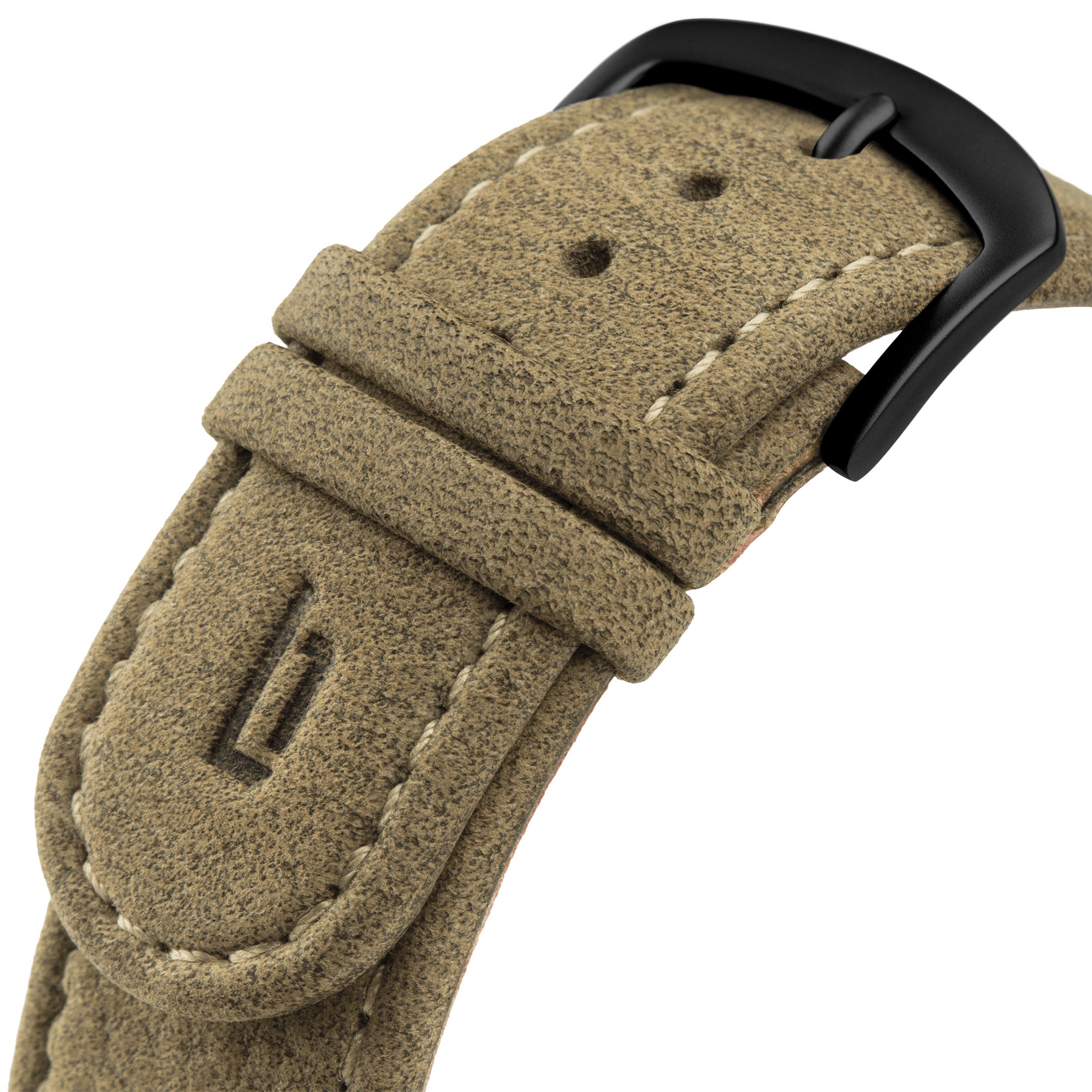 lilienthal-berlin-lederarmband-khaki-wechselarmband image 2